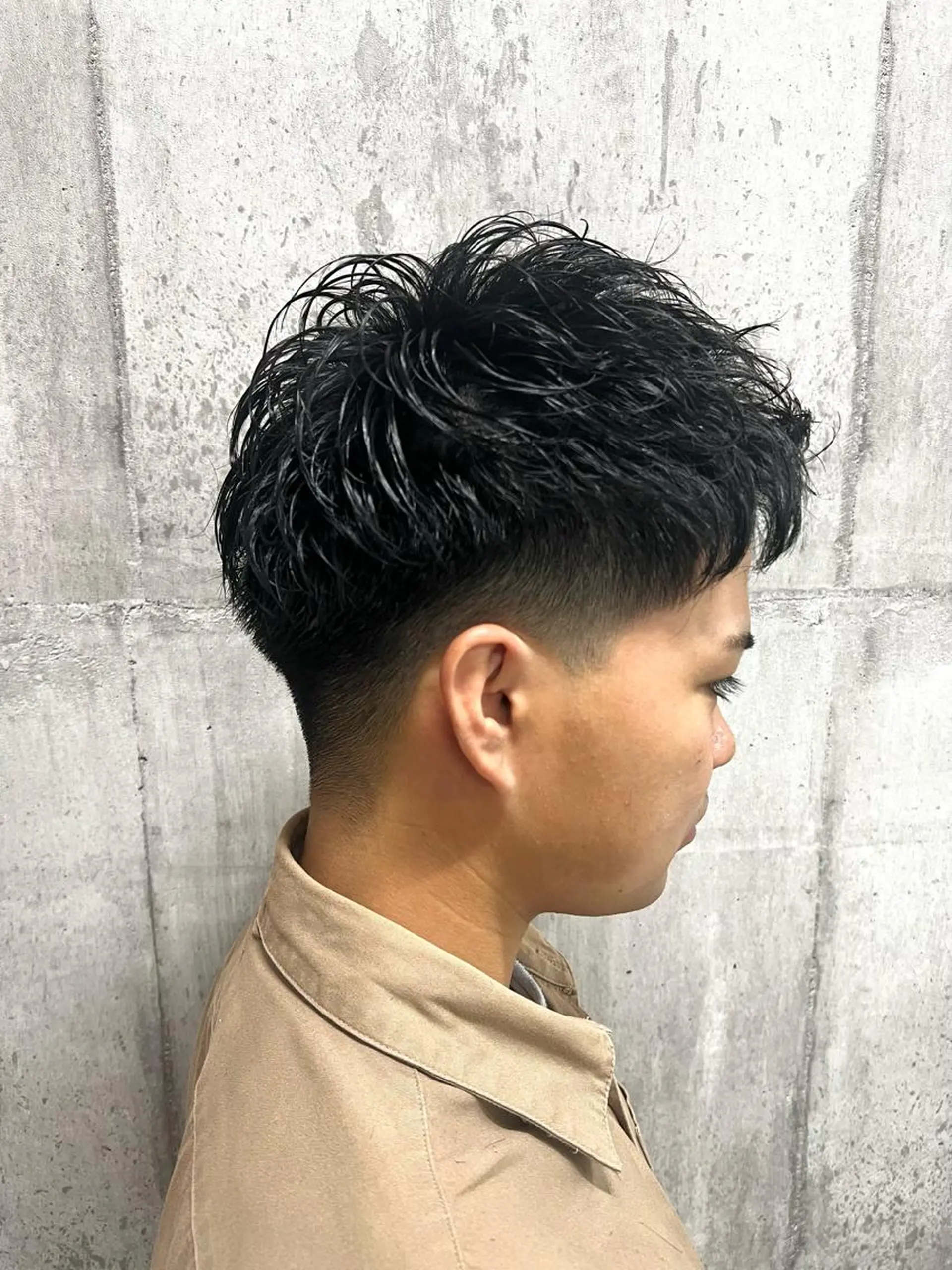 ショート パーマ 髪質改善 韓国風ヘア カット パーマ newi ナカノのヘアスタイル