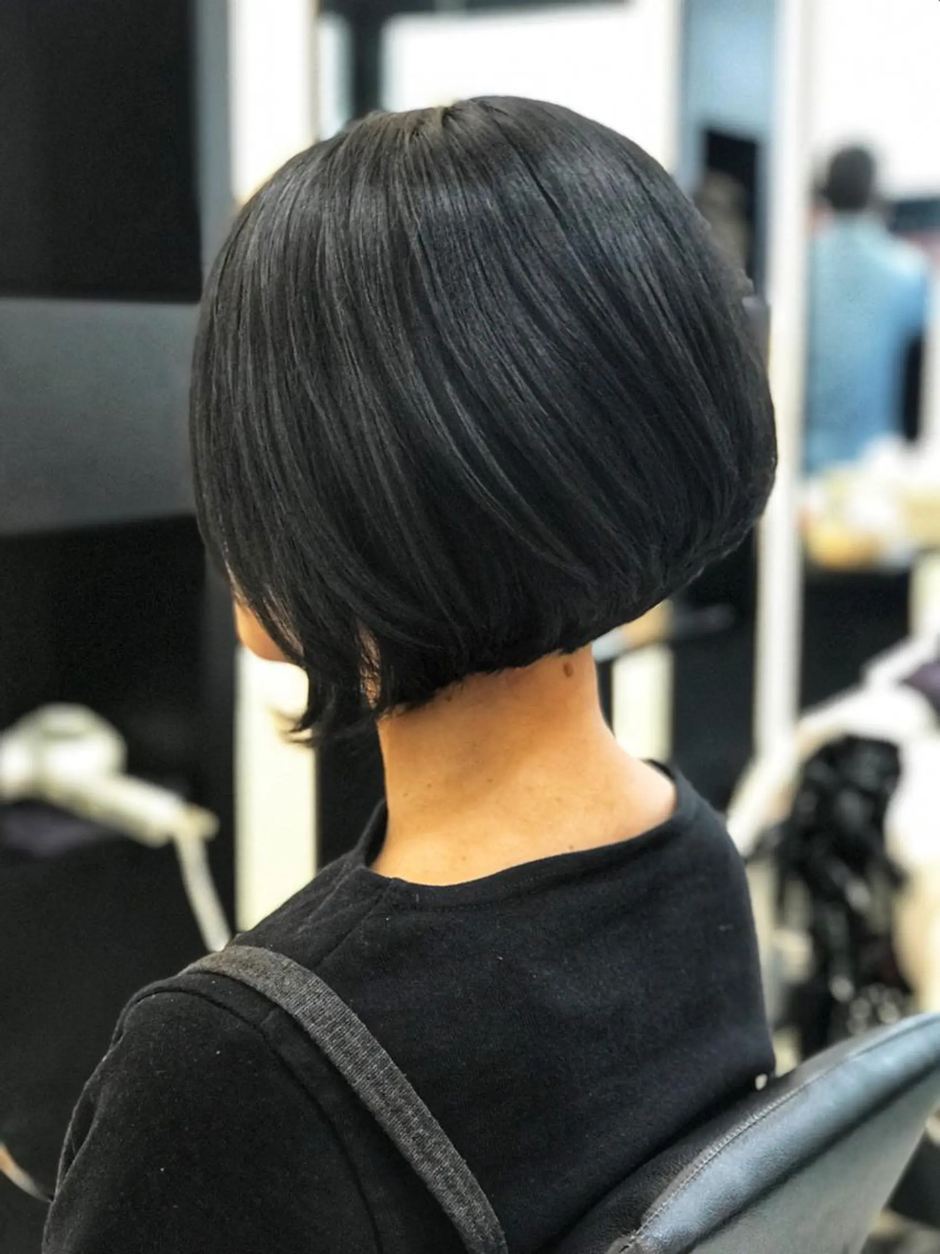 ショート ボブ カット 國井 慎吾のヘアスタイル