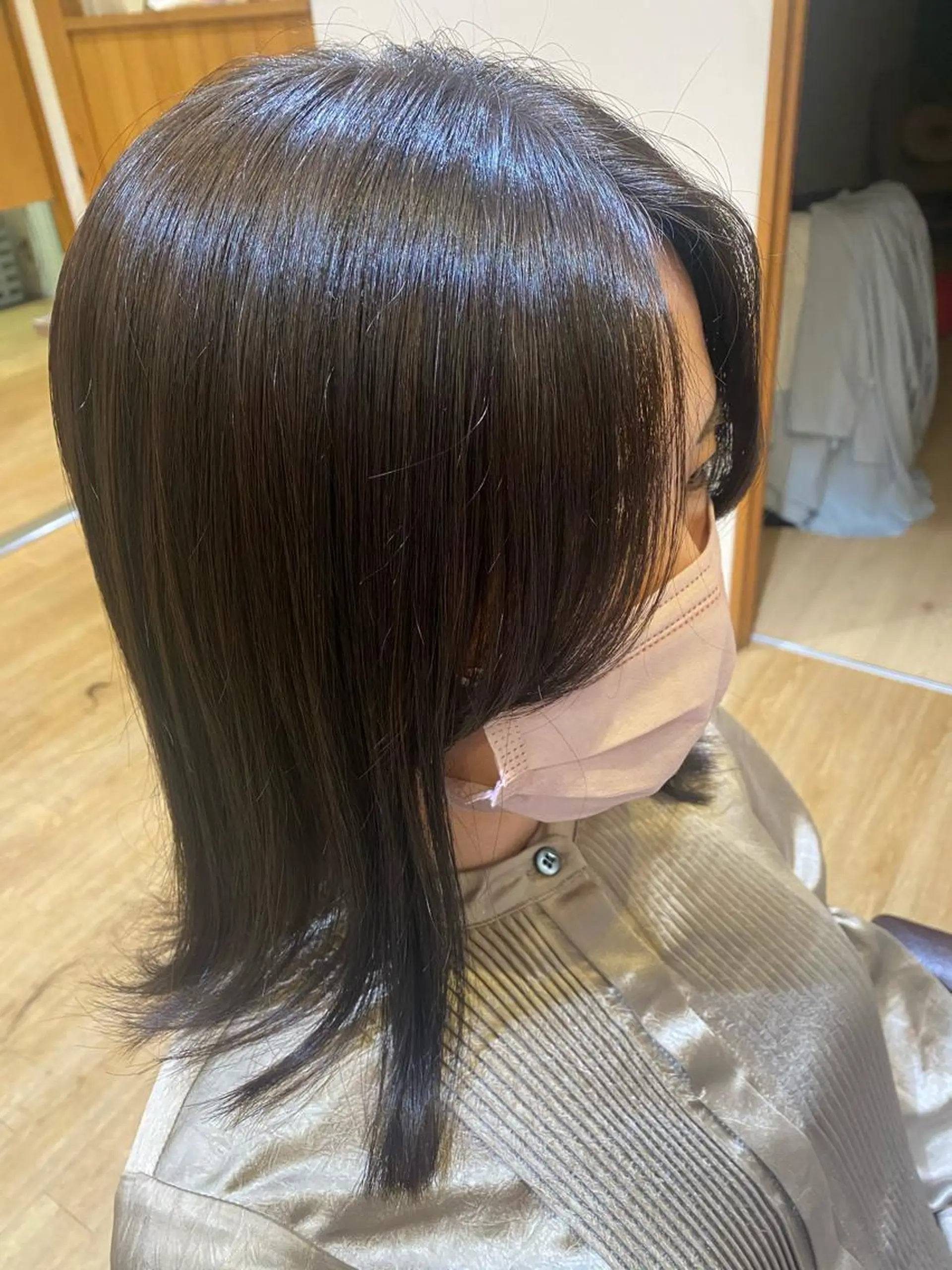 ミディアム 韓国風ヘア 藤 明日香のヘアスタイル