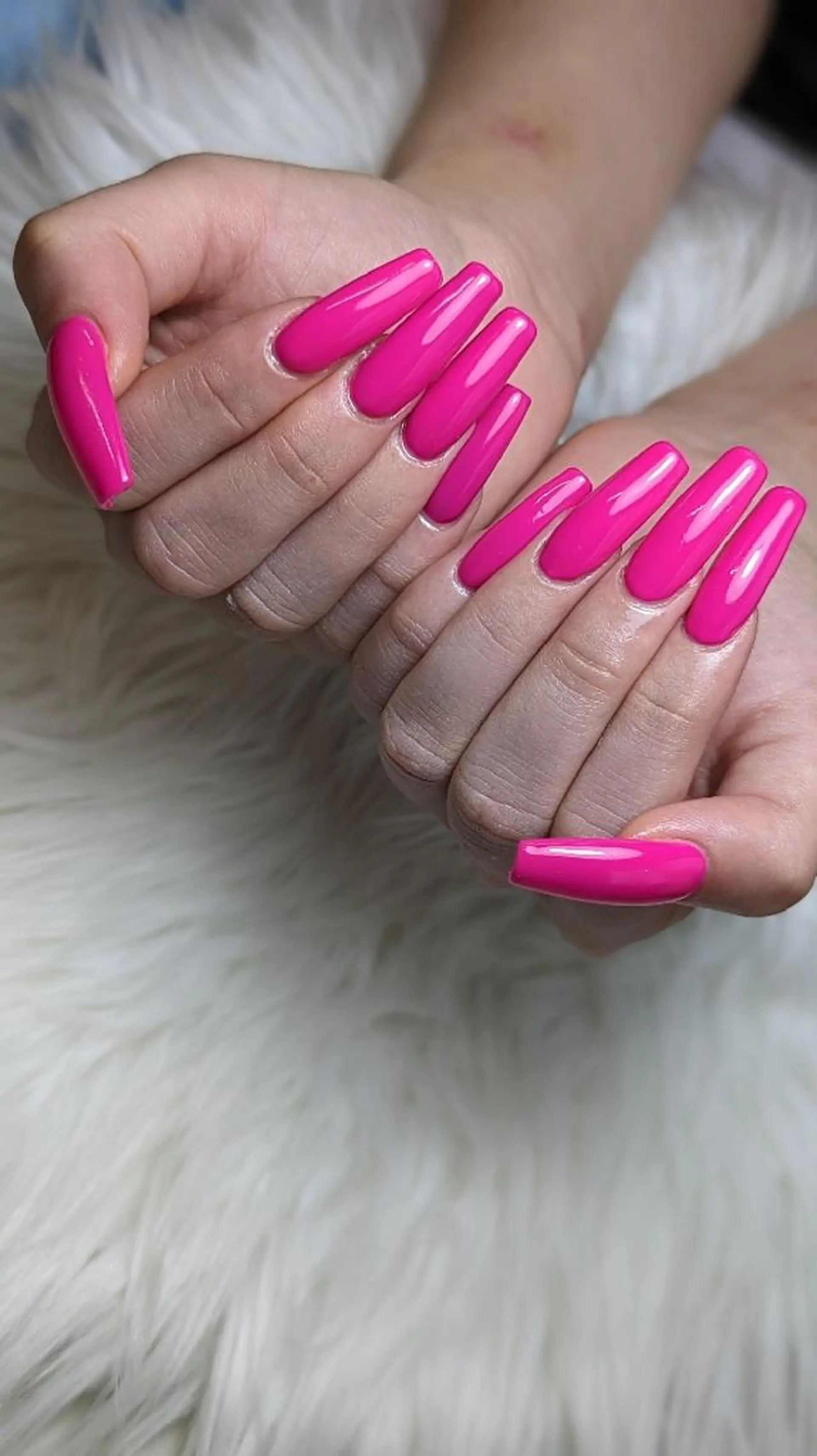 ネイル 長さ出し ロングネイル ワンカラーネイル ハンドネイル Nail SIRANGANAのネイルデザイン