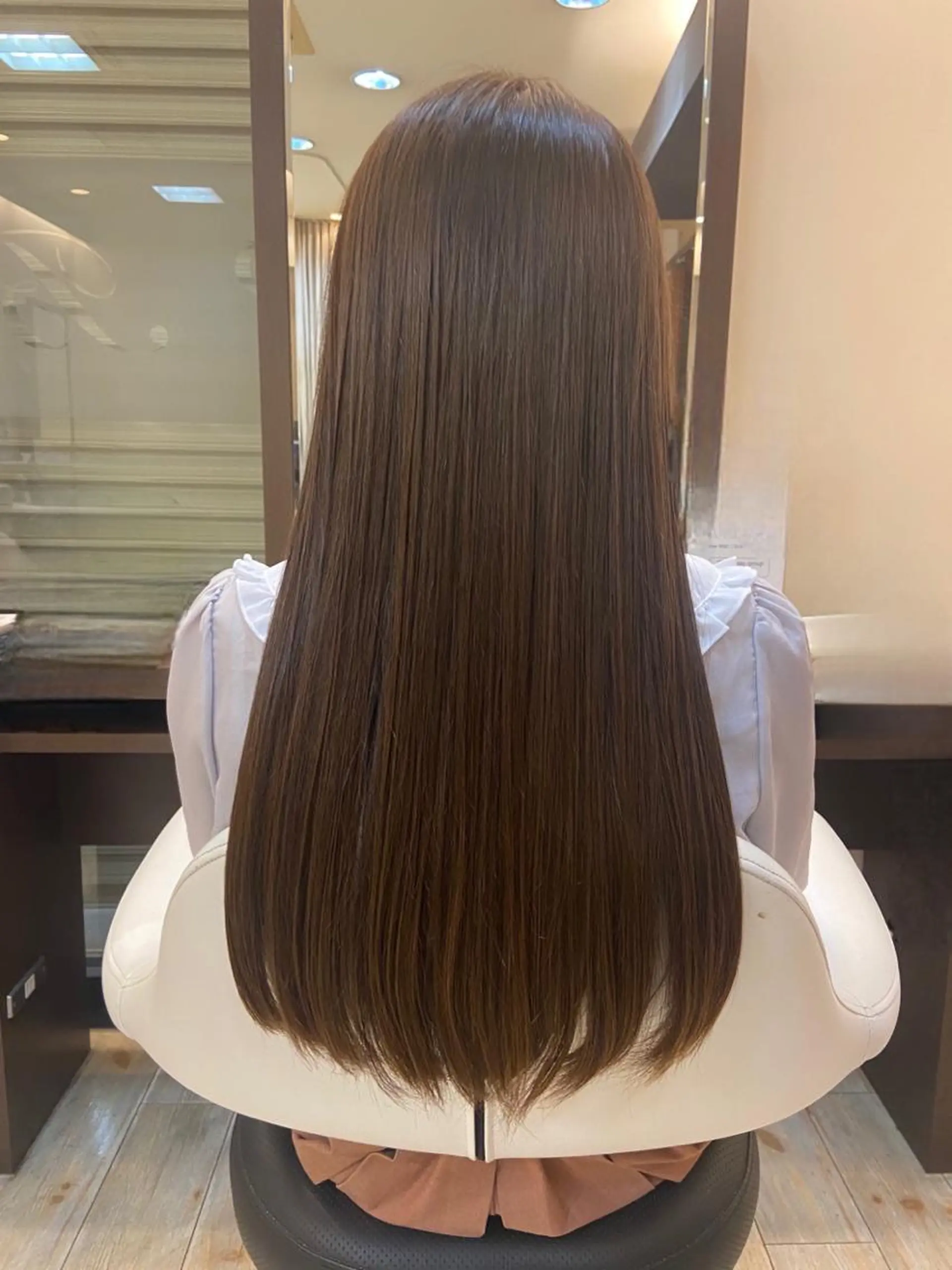 ロング 馬場 彩のヘアスタイル