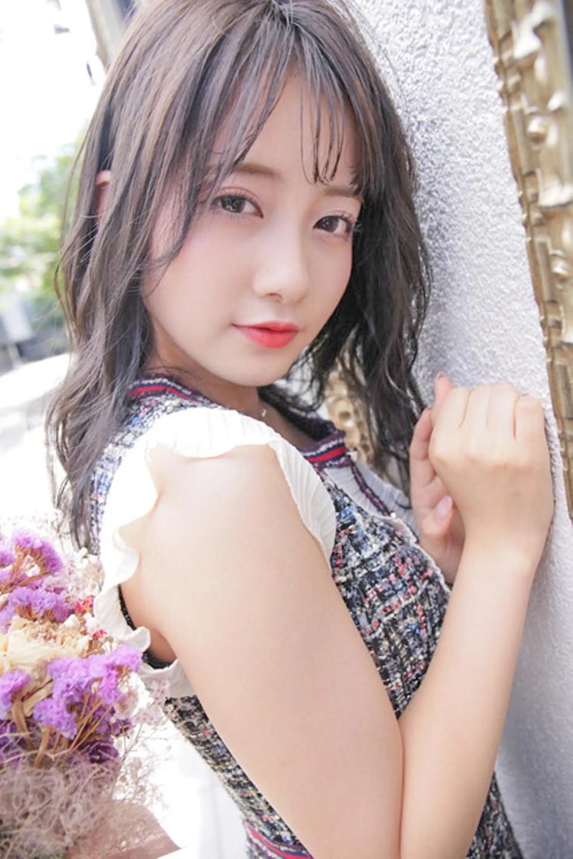 セミロング カラー ba-boo 広島のヘアスタイル