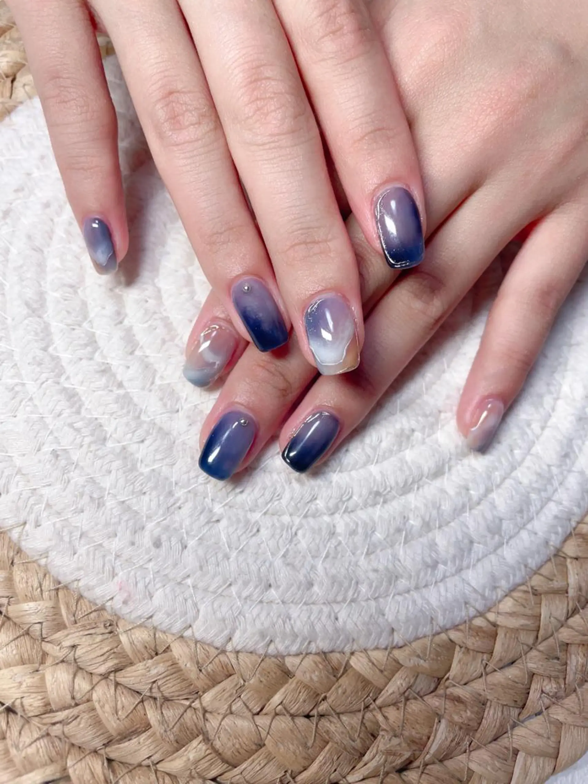 ネイル ハンドネイル M🌷nail 長さだし専門店のネイルデザイン