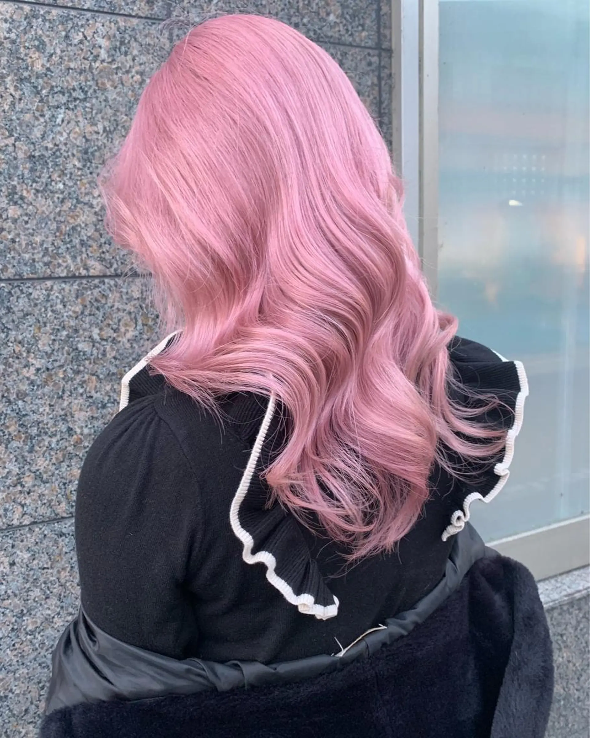 ロング カラー ヘアカラー Selene hair 難波店のヘアスタイル