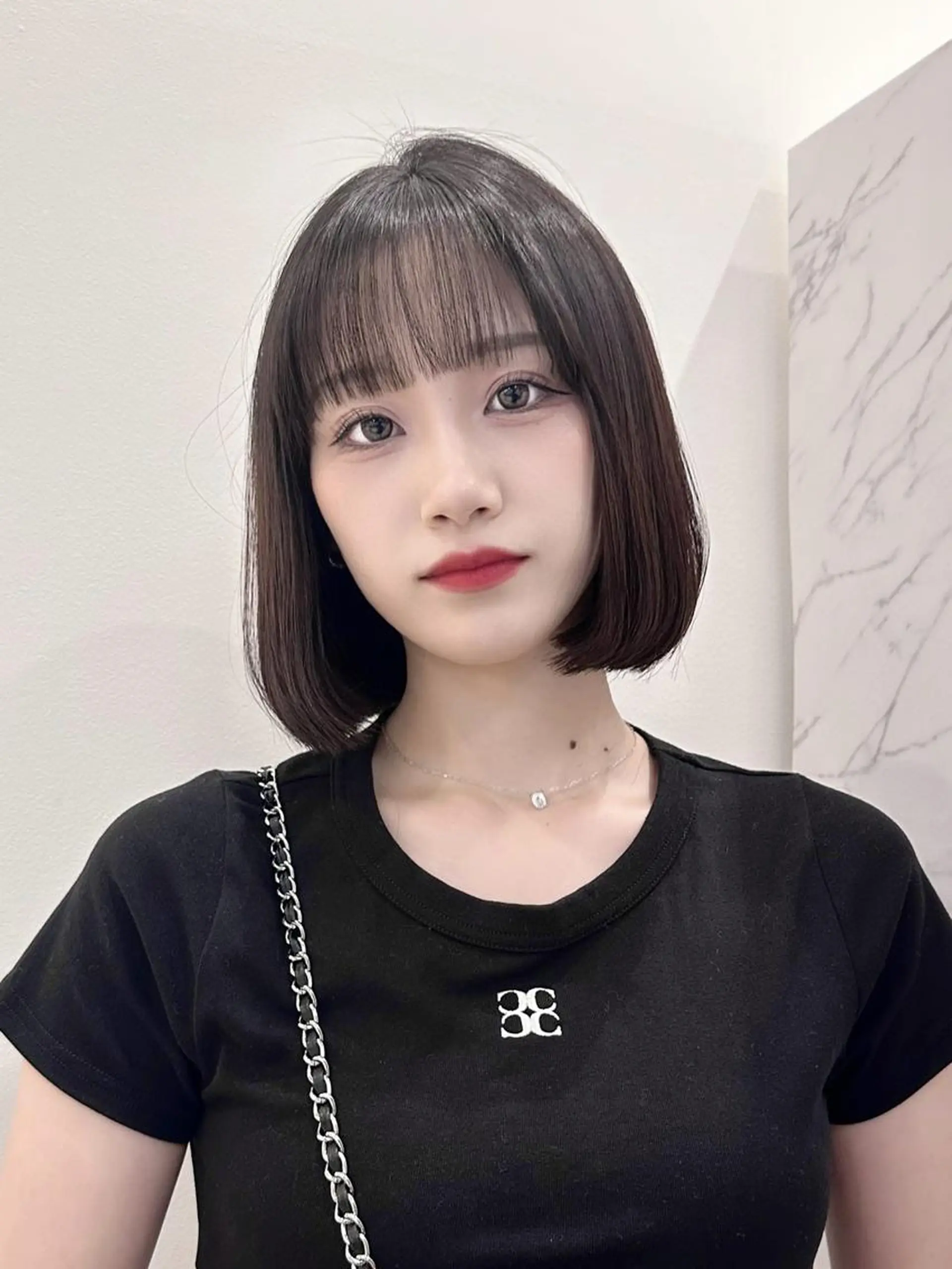 ショート カット ✨縮毛矯正/韓国 レイヤー/源✨のヘアスタイル