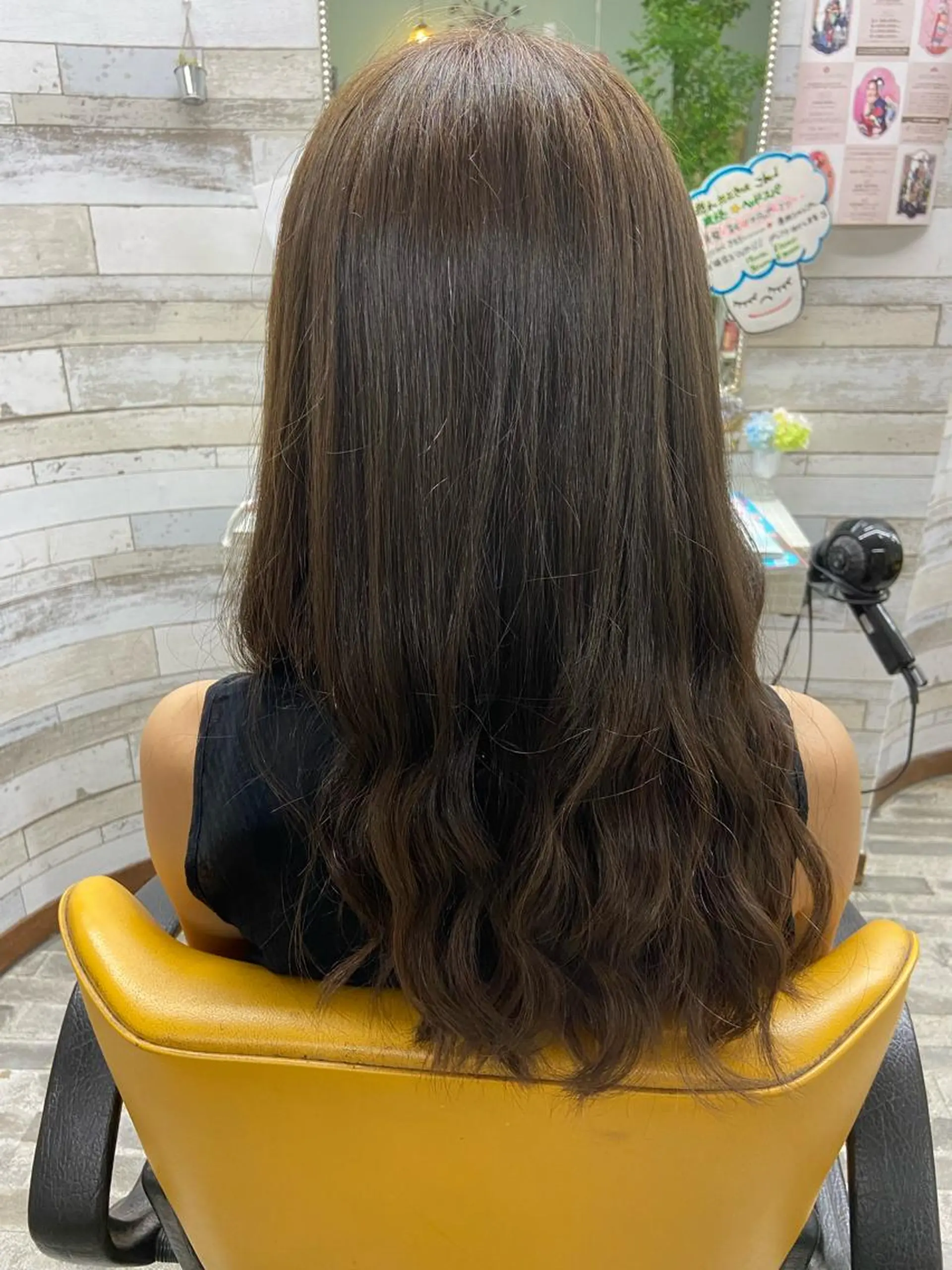 ロング カット ヘアカラー トリートメント 大坪 拓斗のヘアスタイル
