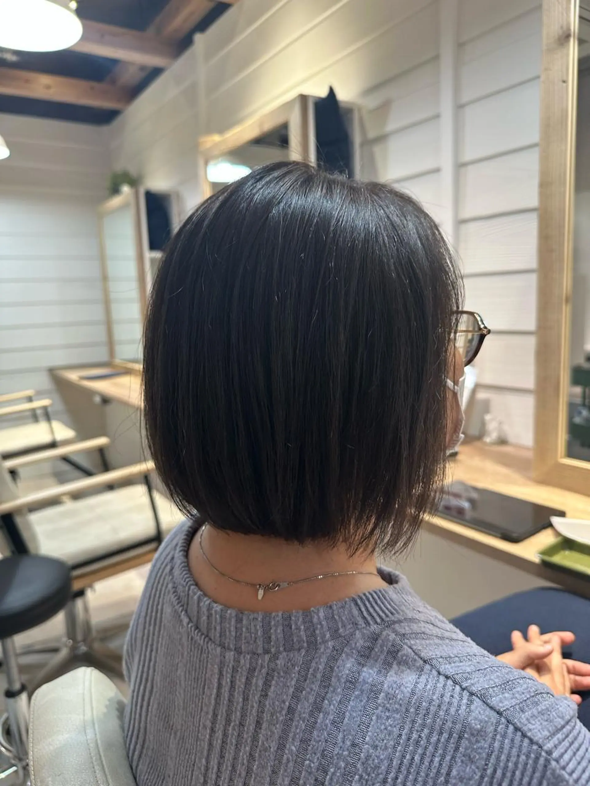 ショート カラー ショートボブ ボブ ショートヘア Annie 吉田 裕美のヘアスタイル