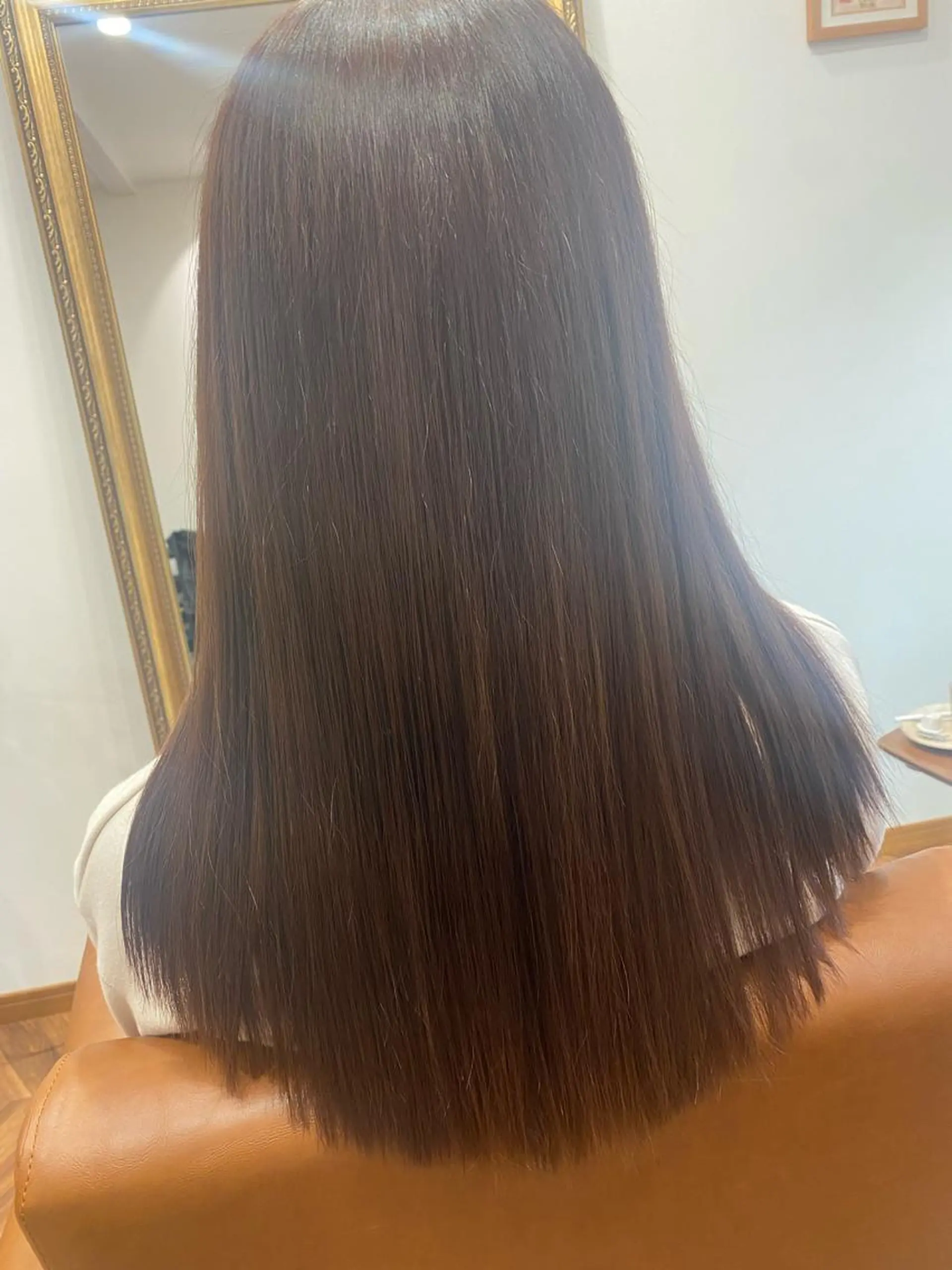 ロング カット 縮毛矯正 トリートメント ヘッドスパ 【似合わせカット 】🦋岩崎 美保🐾のヘアスタイル