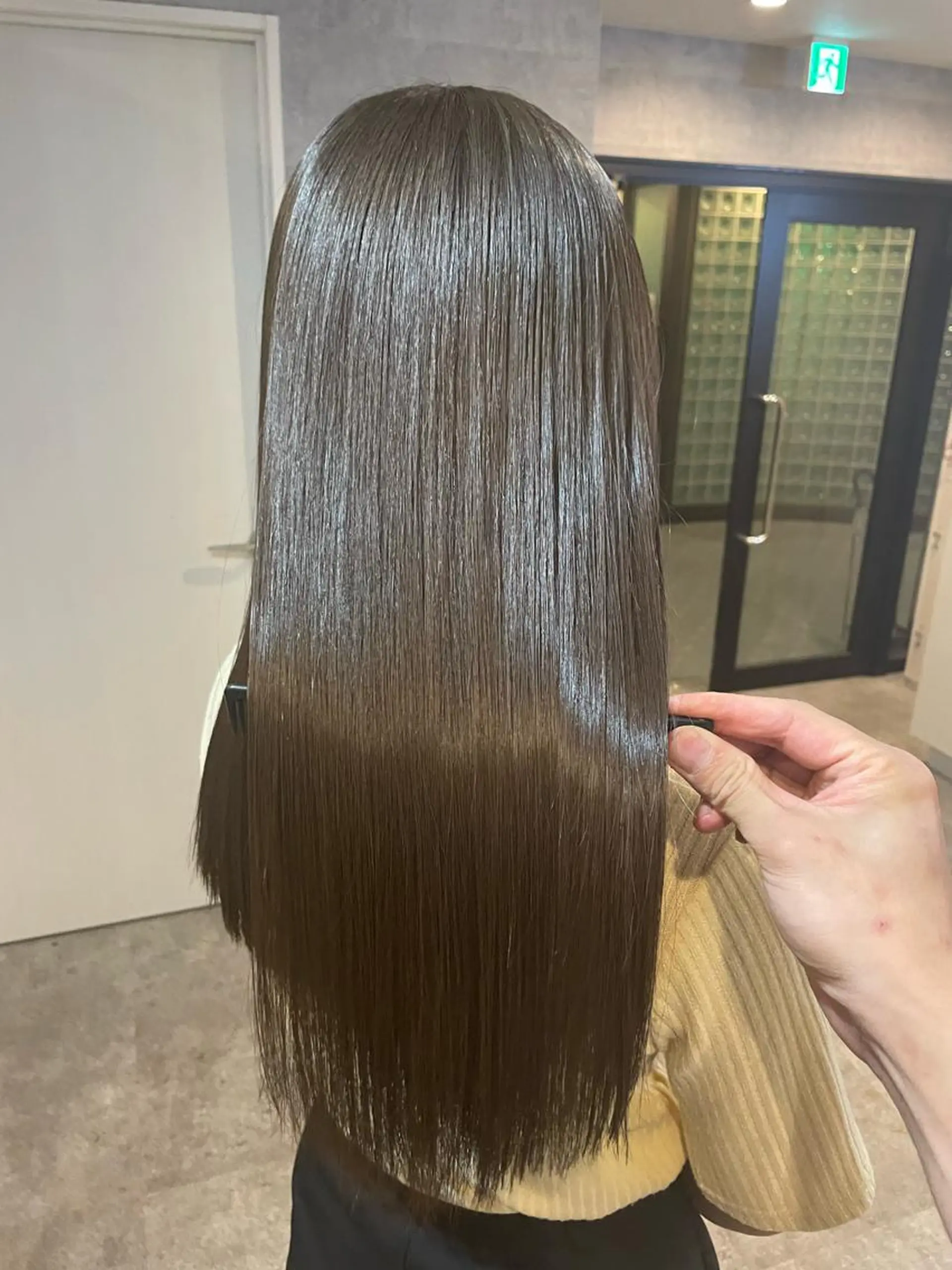 ロング トリートメント 髪質改善×縮毛矯正 ×艶カラーNAOのヘアスタイル