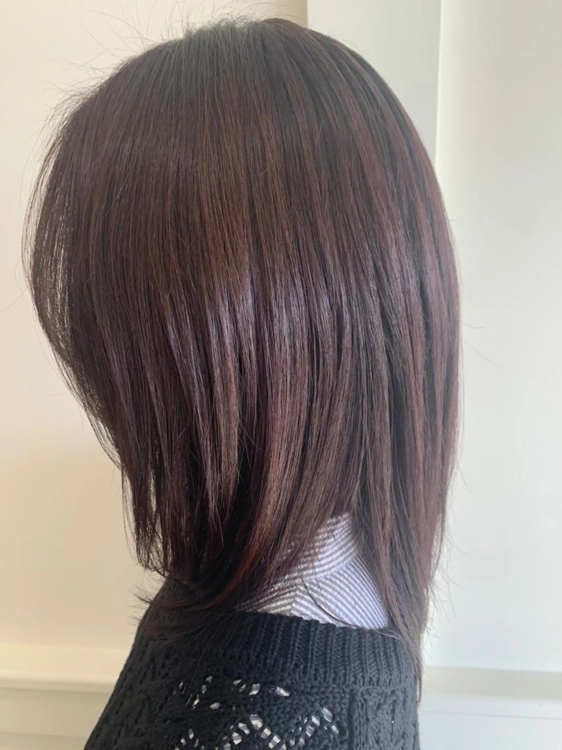 ミディアム カラー ヘアカラー トリートメント 坂江 亜也佳のヘアスタイル