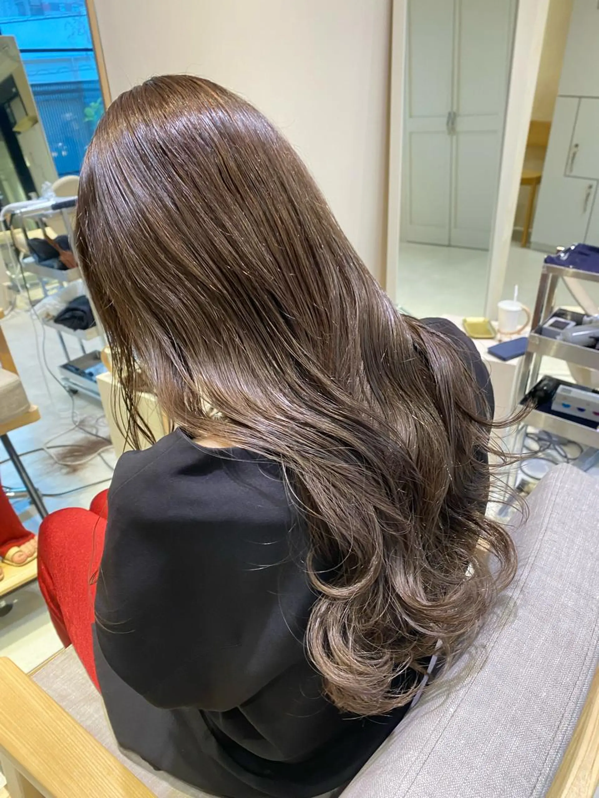 ロング カラー ボブ/ミニボブ 透明感カラーkadoのヘアスタイル