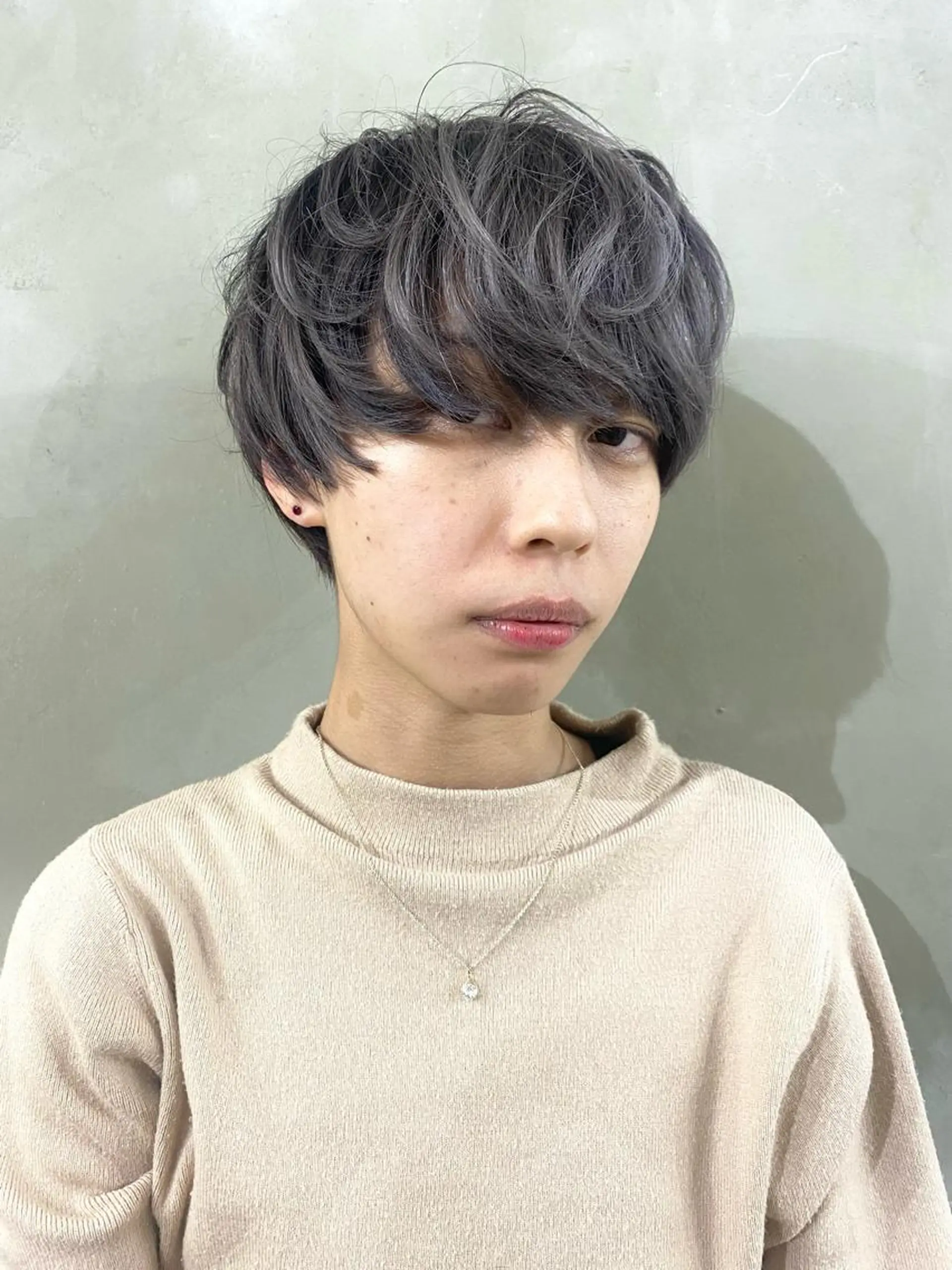 ショート カラー メンズ ヘアカラー トリートメント ヘッドスパ ヘアセット kai .のヘアスタイル