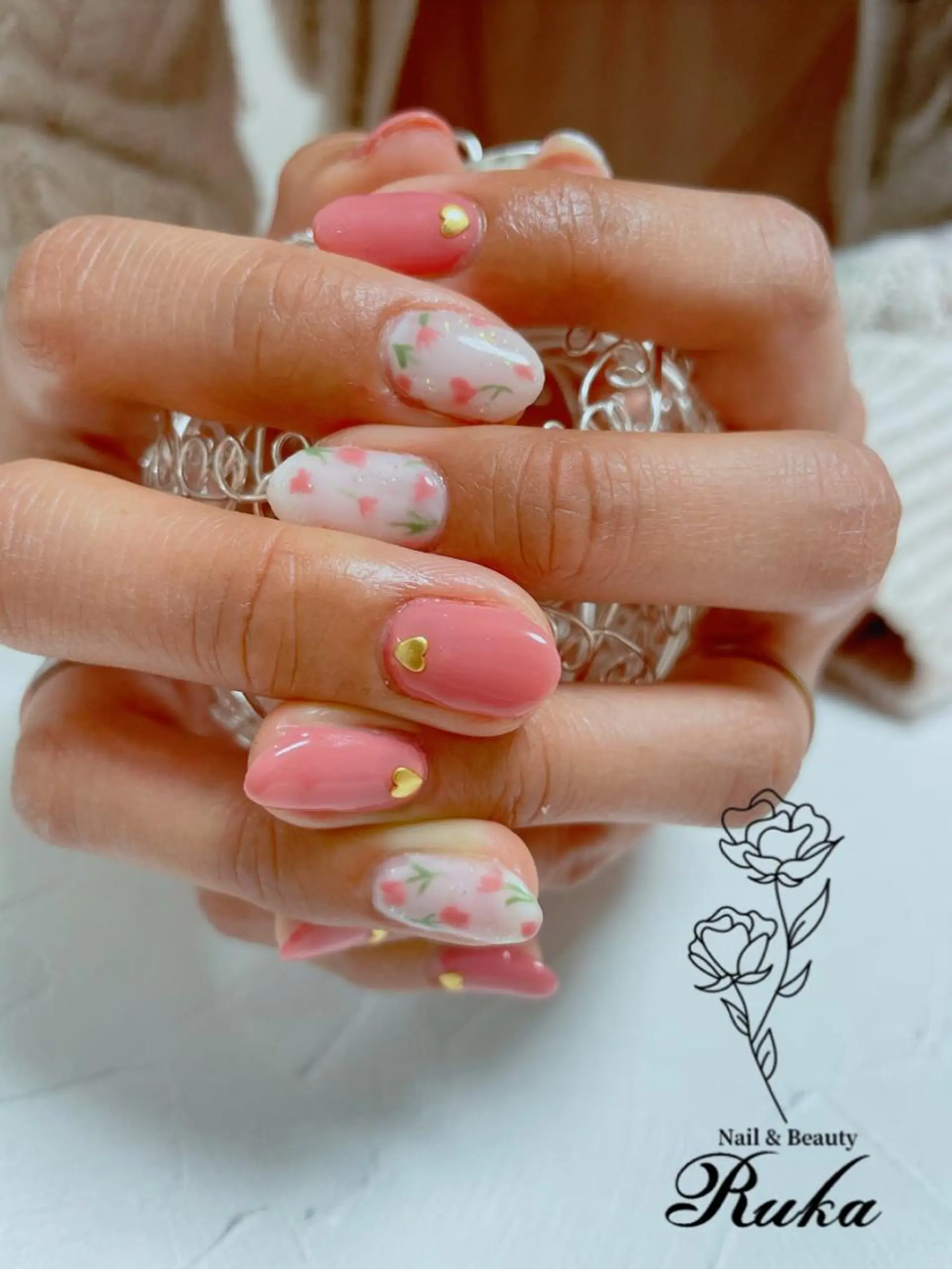 ネイル 春ネイル I KYOKOのマツエク・マツパデザイン