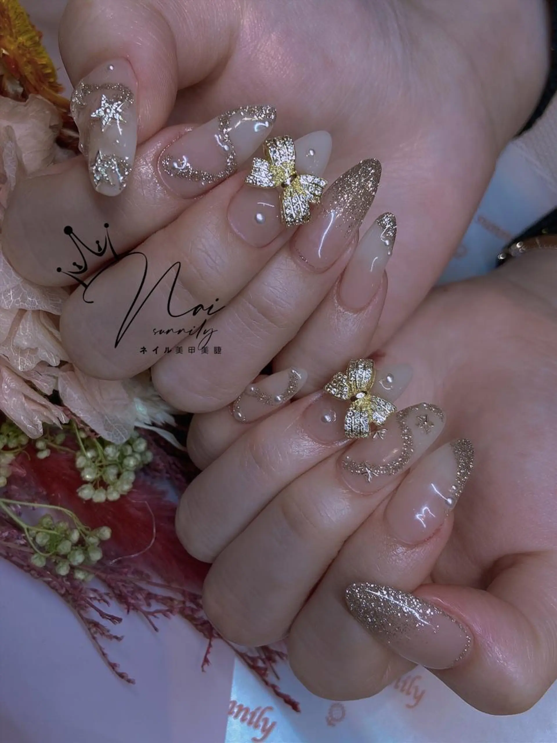 ネイル 長さだし専門店 M2　rikaのネイルデザイン