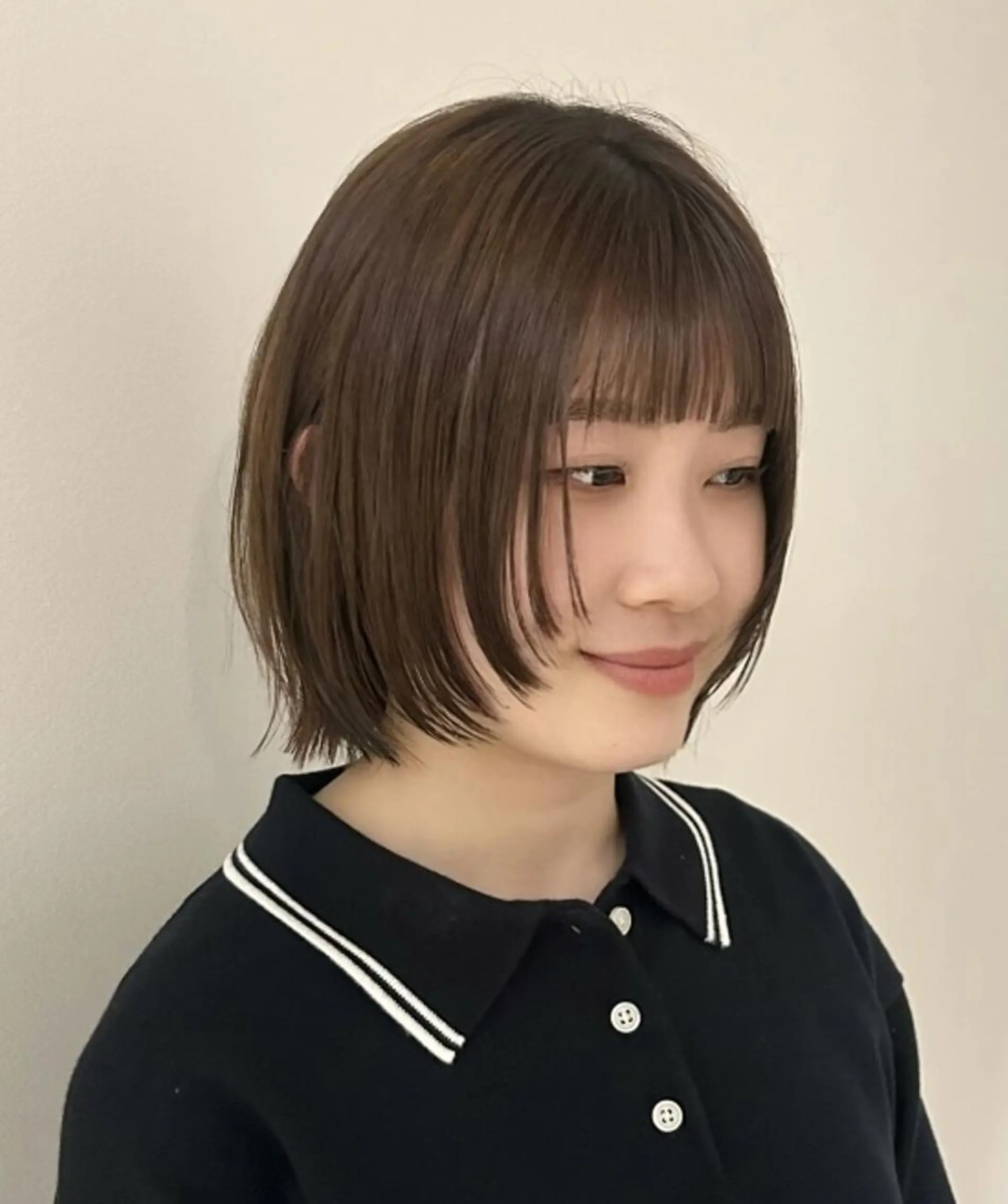 ミディアム 柔らかい縮毛矯正/ ボブ/北林のヘアスタイル