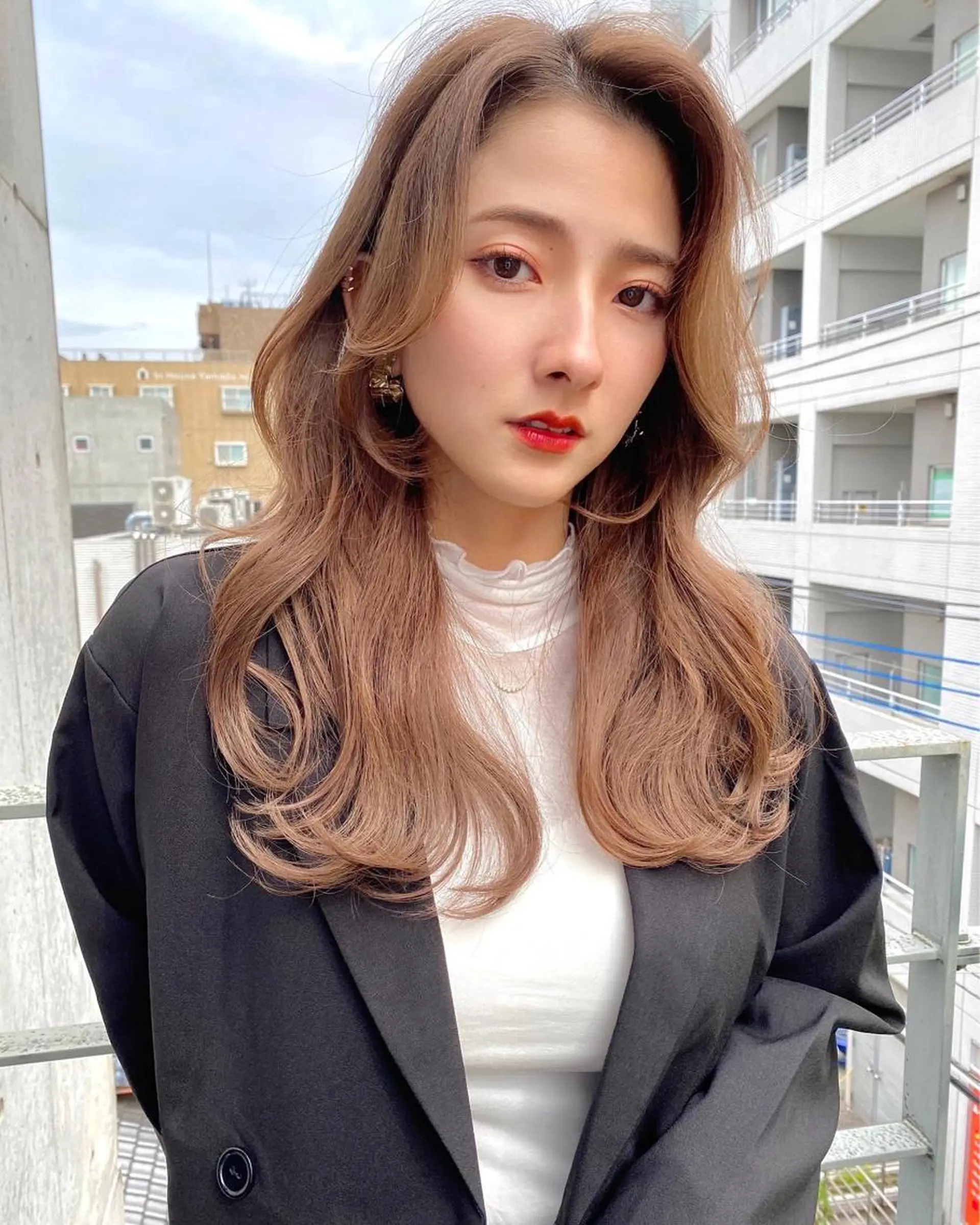 ロング カラー 韓国風ヘア 似合わせレイヤー 🇰🇷荒木洋文のヘアスタイル