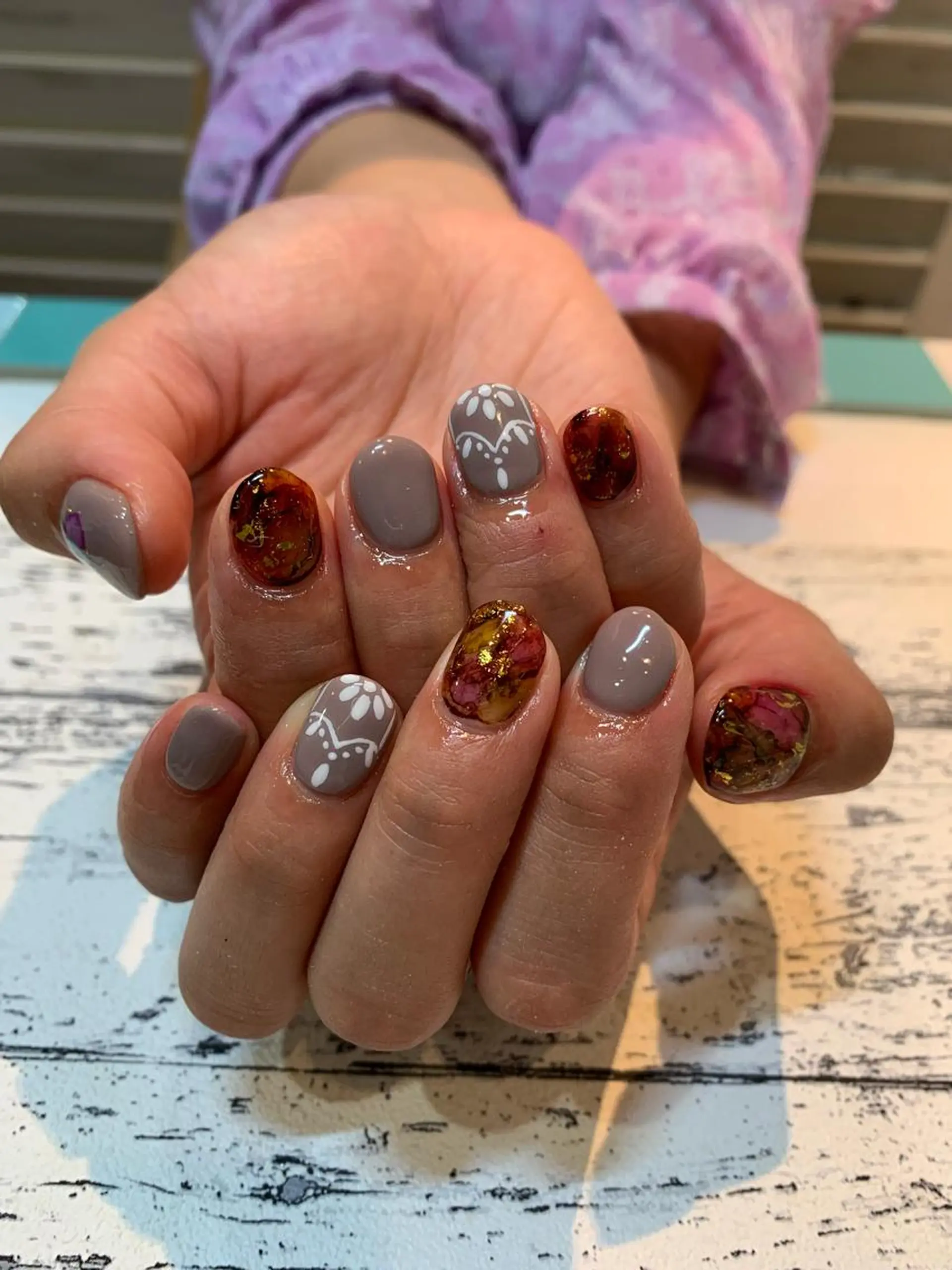 ネイル ハンドネイル 高尾 梨花のネイルデザイン