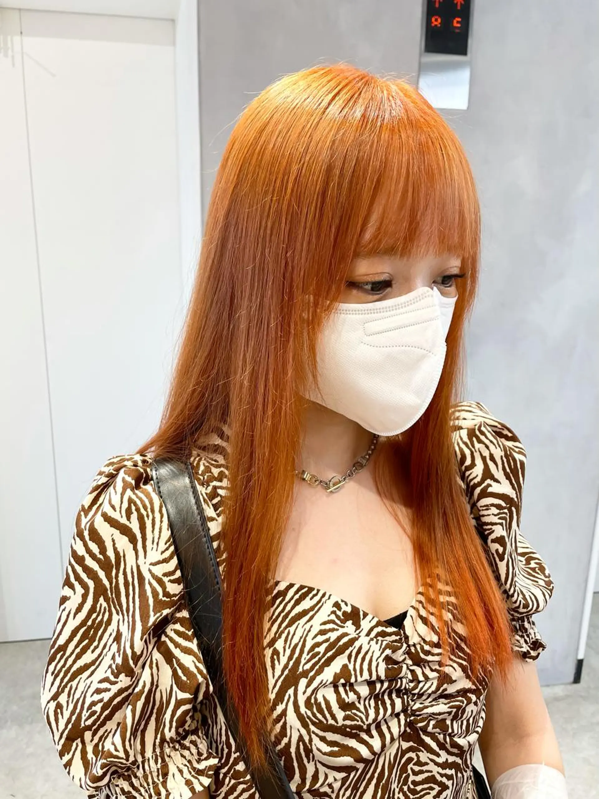 ロング カラー ハイトーン×レイヤー ／遠藤将太のヘアスタイル