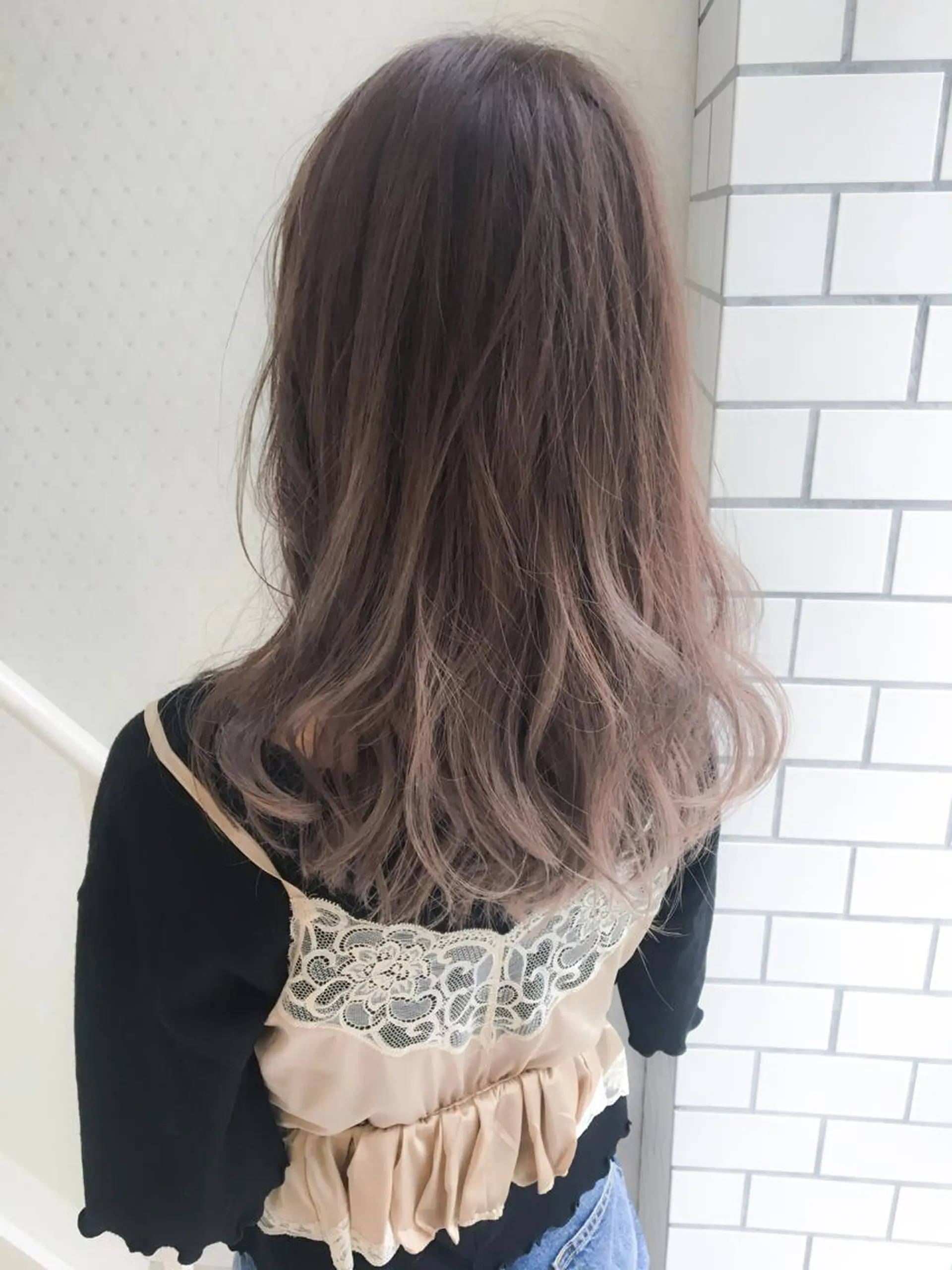 ロング アッシュ 小顔カット/レイヤー 【WiLL】加藤のヘアスタイル