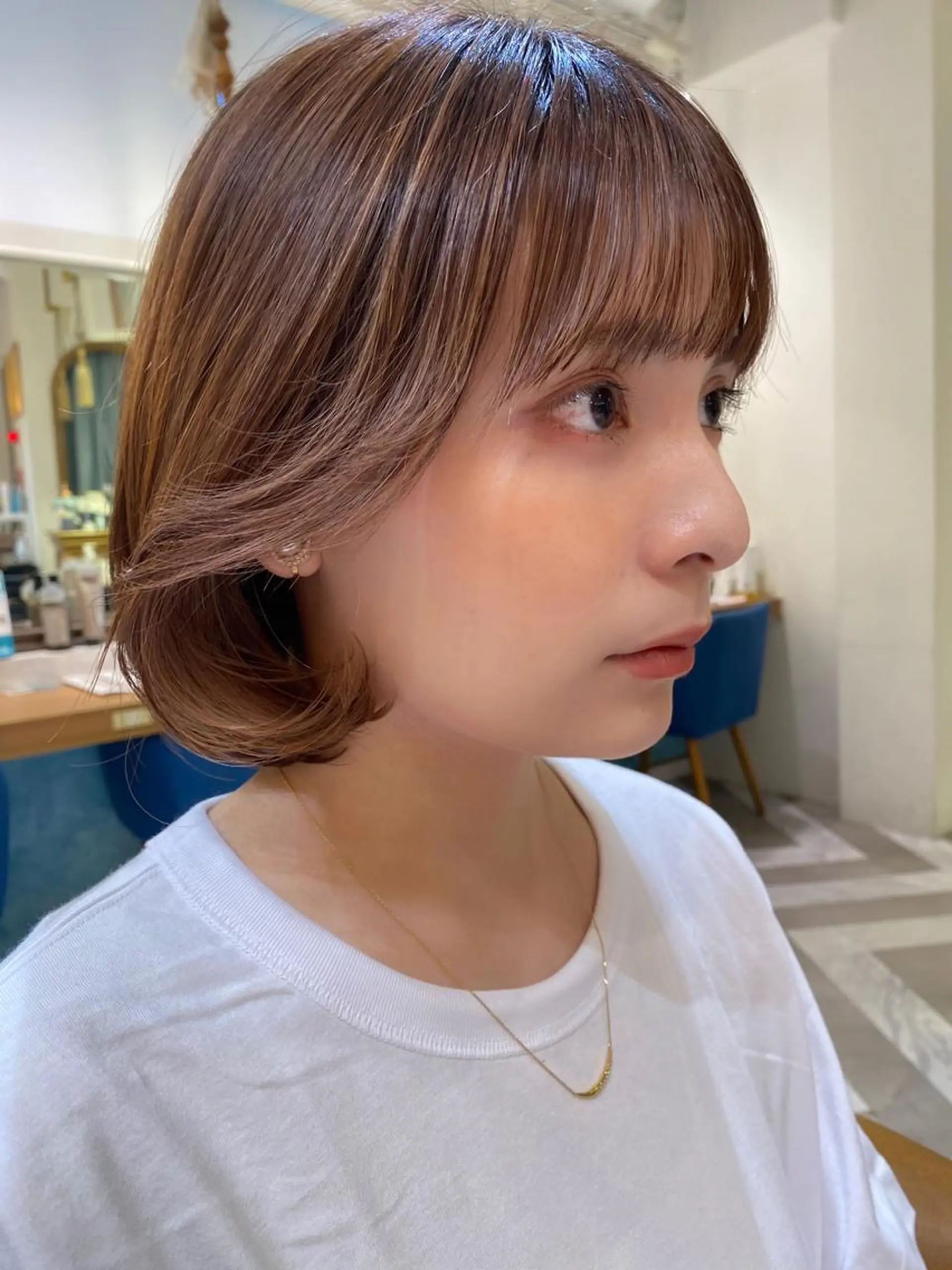 ショート レイヤーと顔まわり 大好き❣️関口拓馬のヘアスタイル