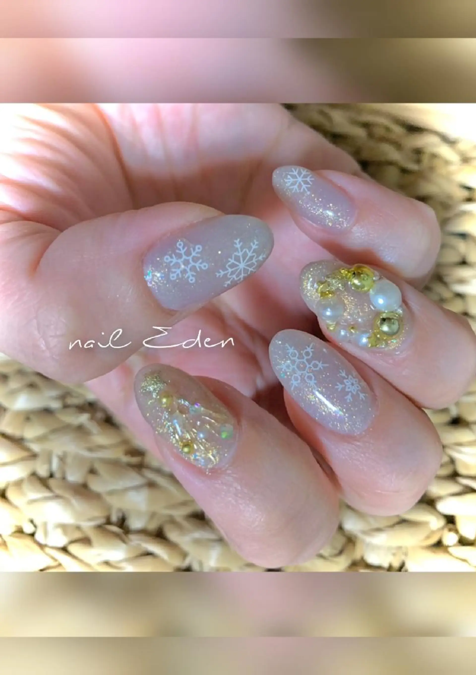 ネイル 冬ネイル クリスマス Eden ♾️のネイルデザイン