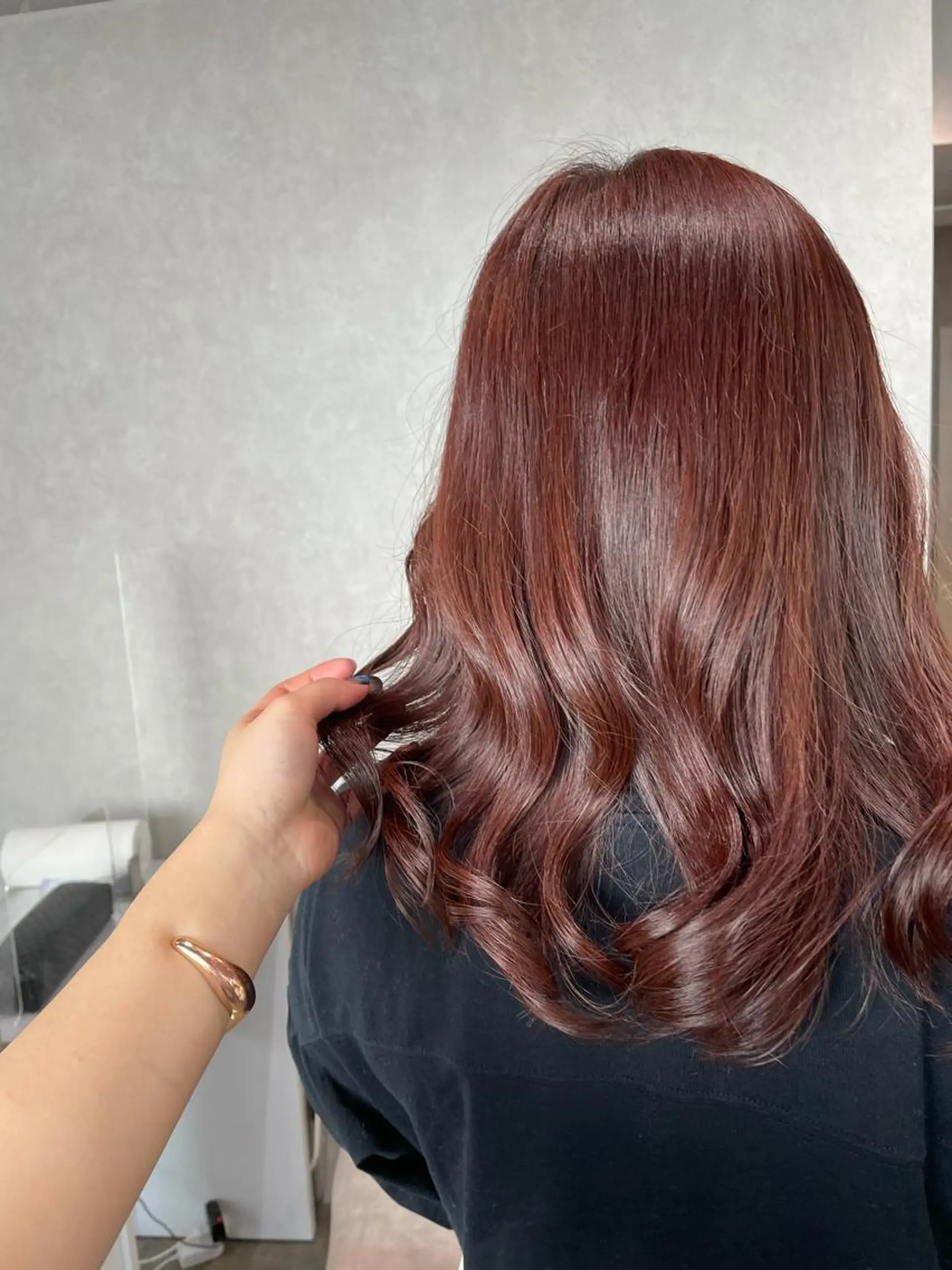 セミロング カラー ブラウンカラー ヘアカラー ナチュラル透明感🌱 小山美樹子のヘアスタイル