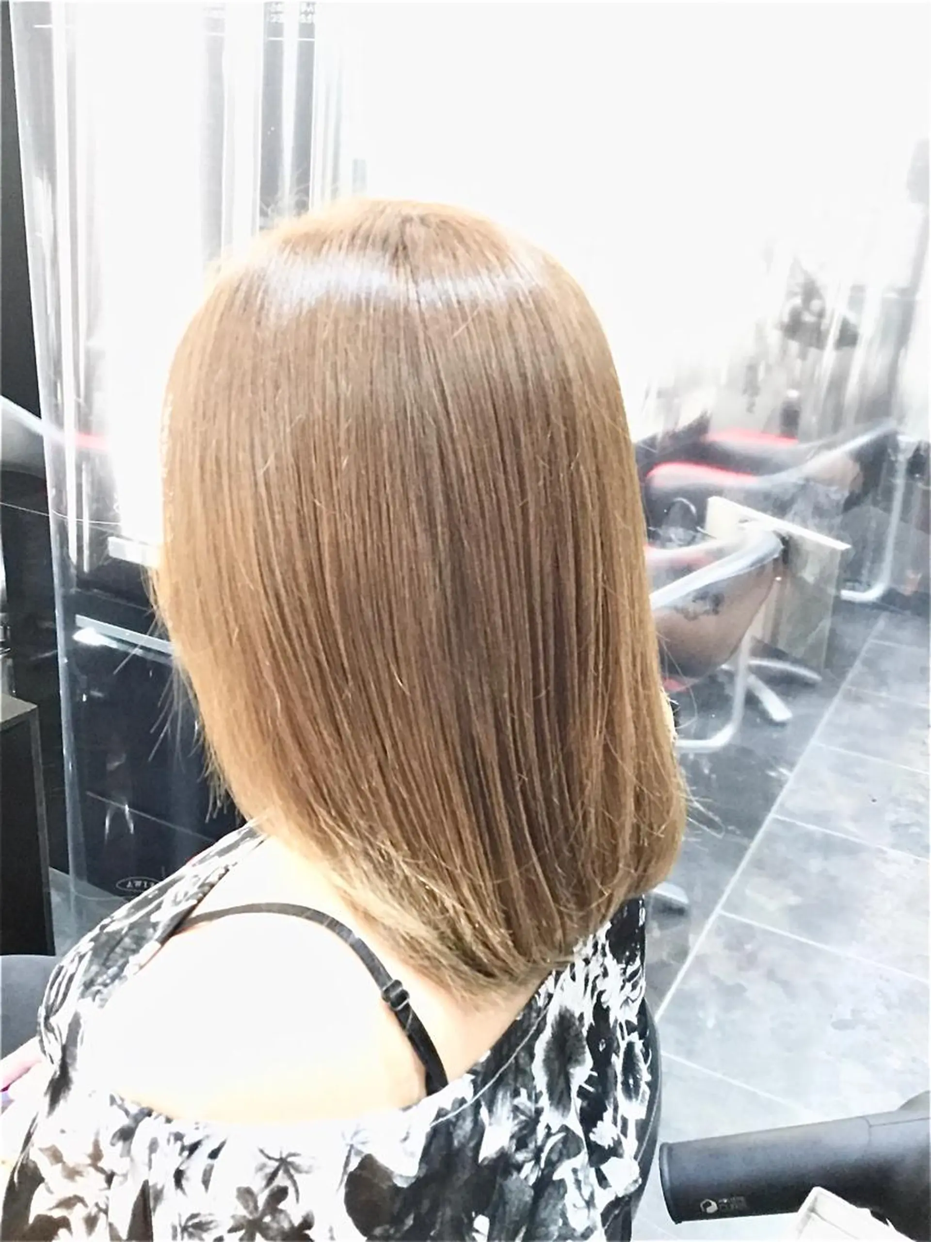 ミディアム カラー Annon プライベートサロンのヘアスタイル