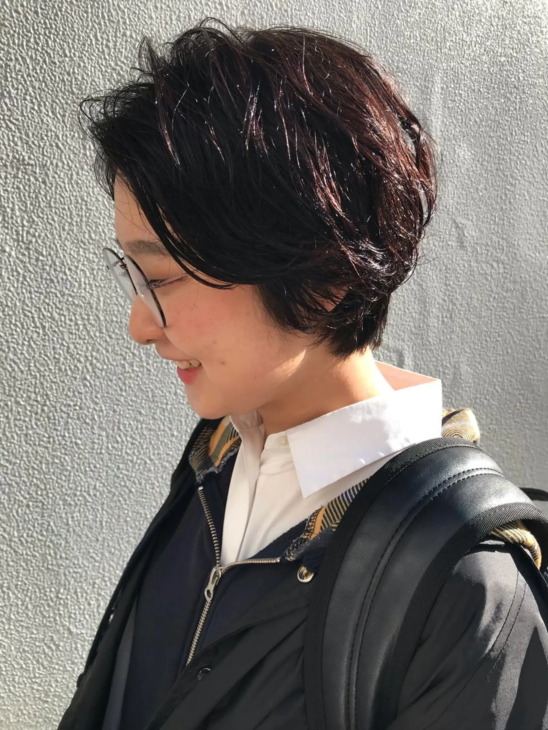 ショート カット パーマ トリートメント さの あやねのヘアスタイル