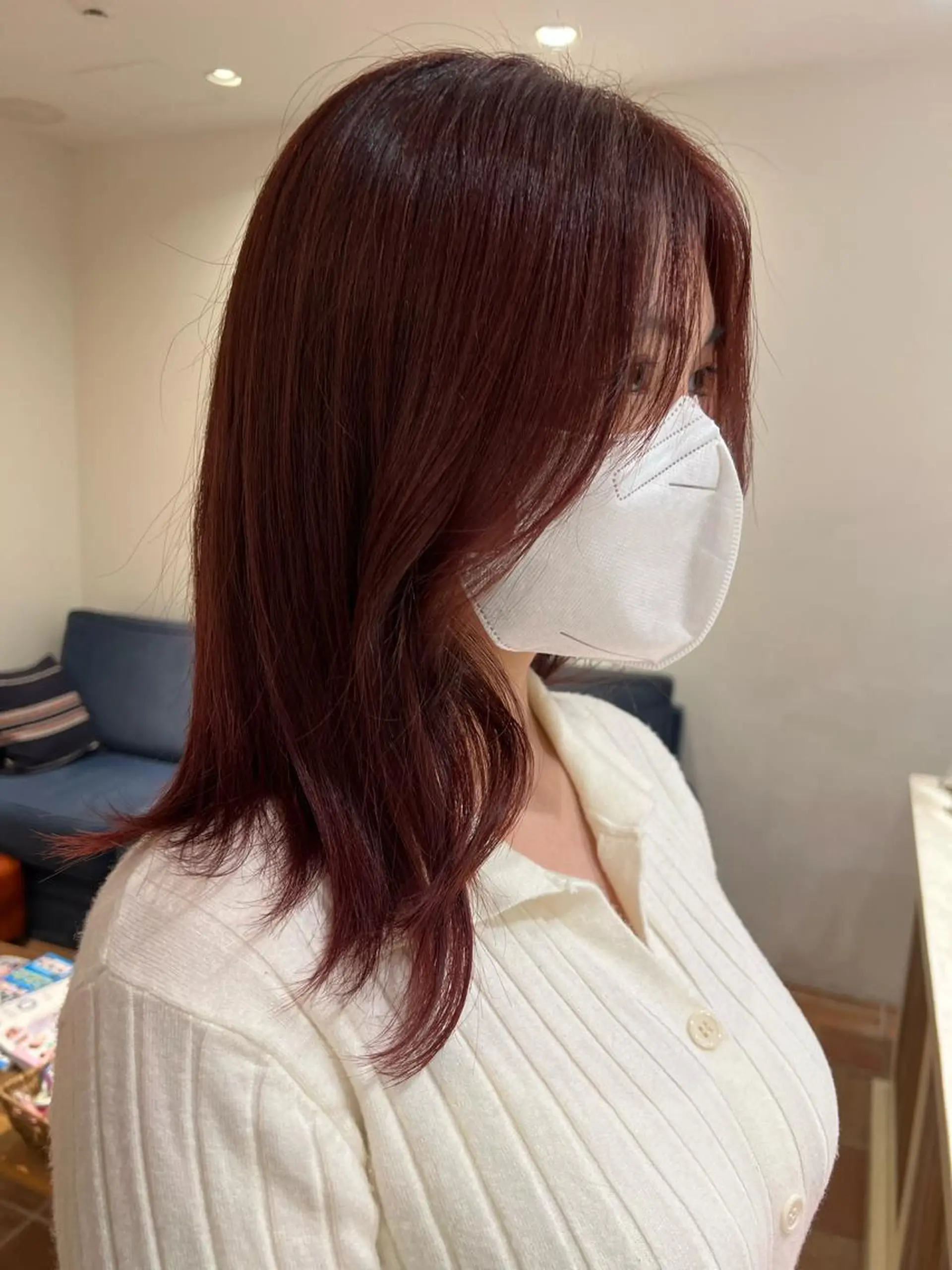 ミディアム 美顔形成|酒井 |青山のヘアスタイル