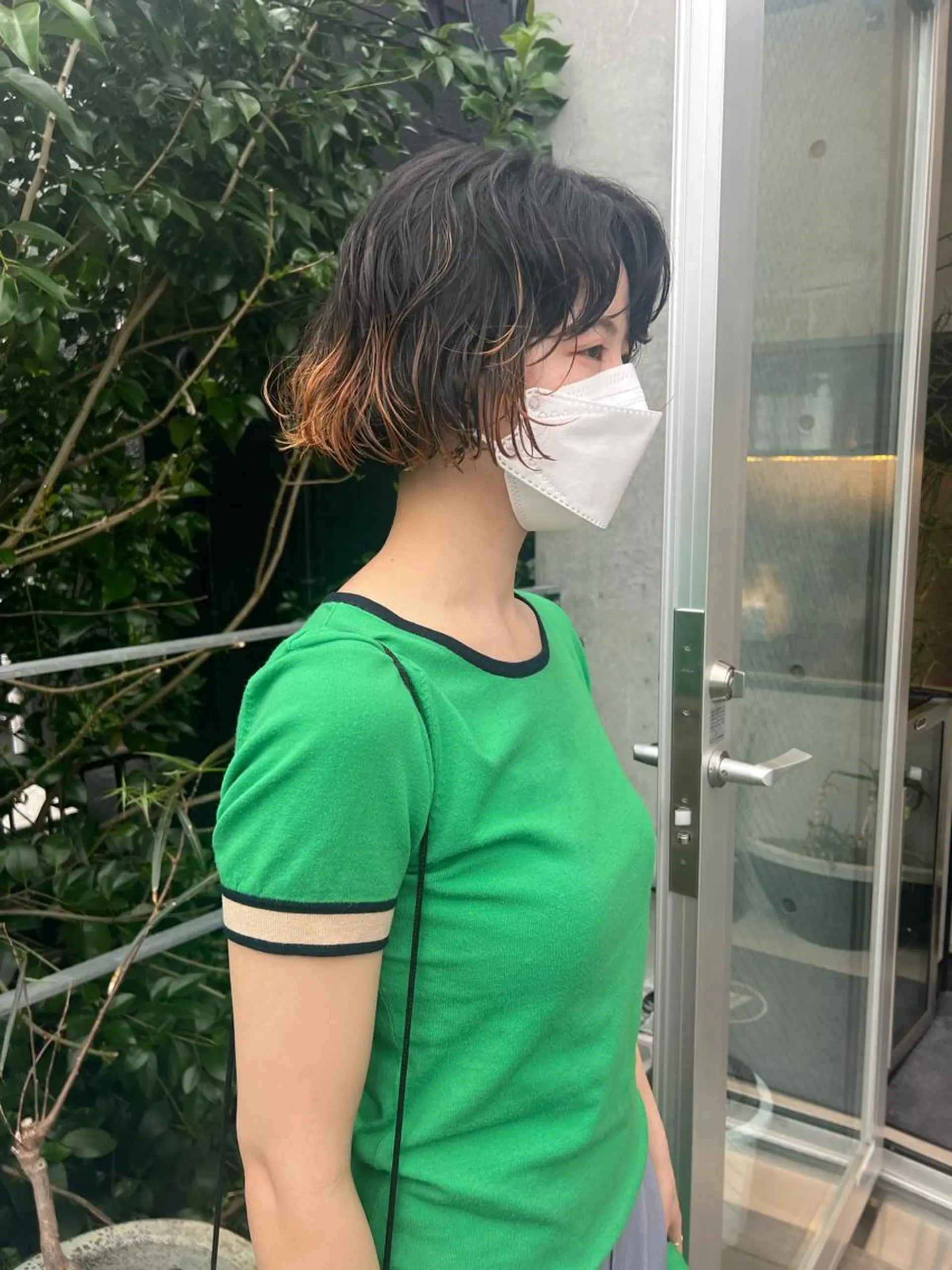 ショート ボブ 顔周りカット カット sakoda shunkiのヘアスタイル