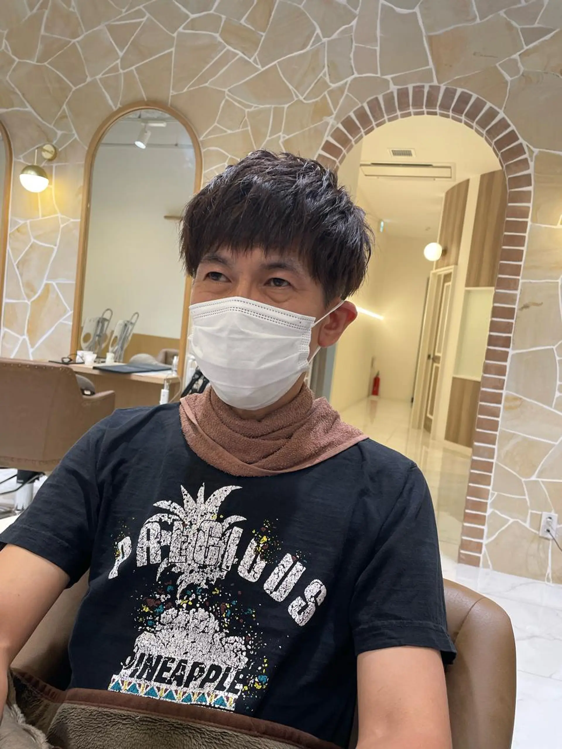 カラー メンズ マッシュ 辻 雅也のヘアスタイル