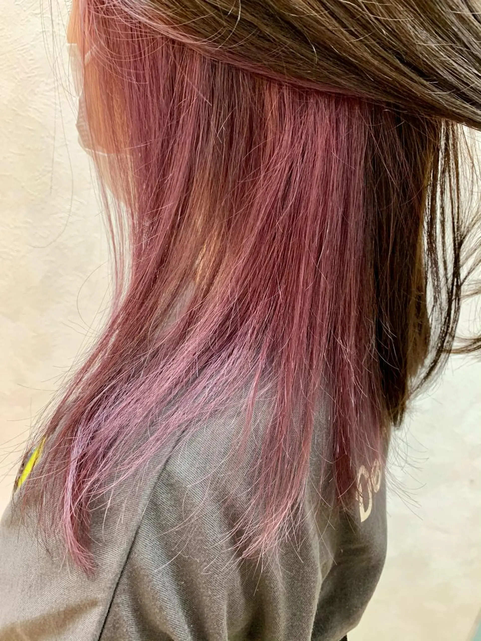 セミロング カット ヘアカラー トリートメント 加藤 遥花のヘアスタイル