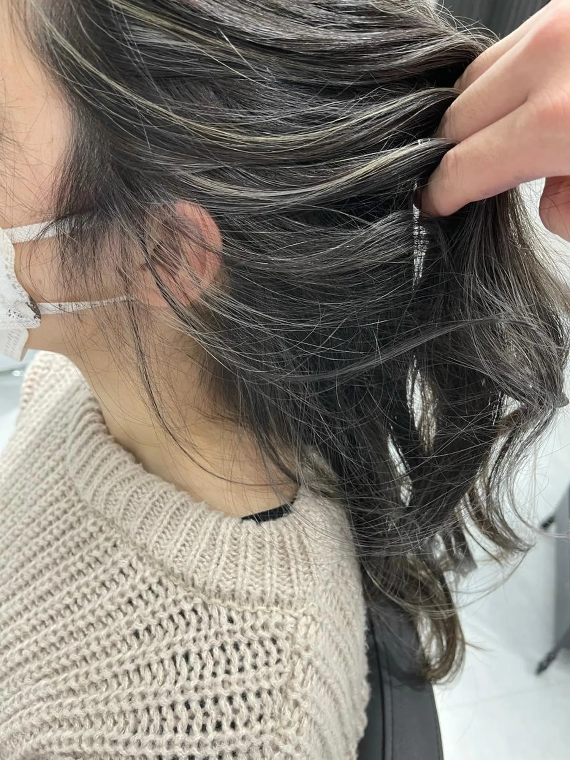 ロング カラー ハイライトカラー ハイライト 穐山  翔【店長】 髪質改善/ハイライトのヘアスタイル