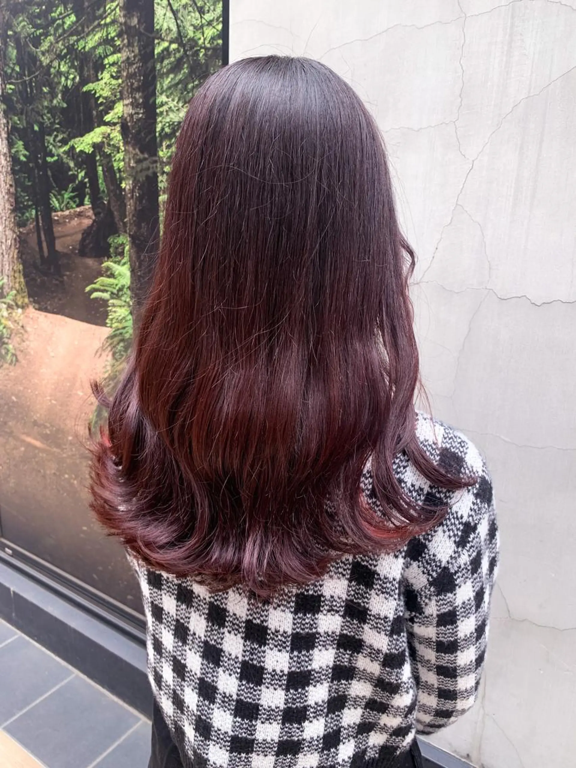 セミロング カラー ヘアアレンジ カット ヘアカラー トリートメント yuka .のヘアスタイル