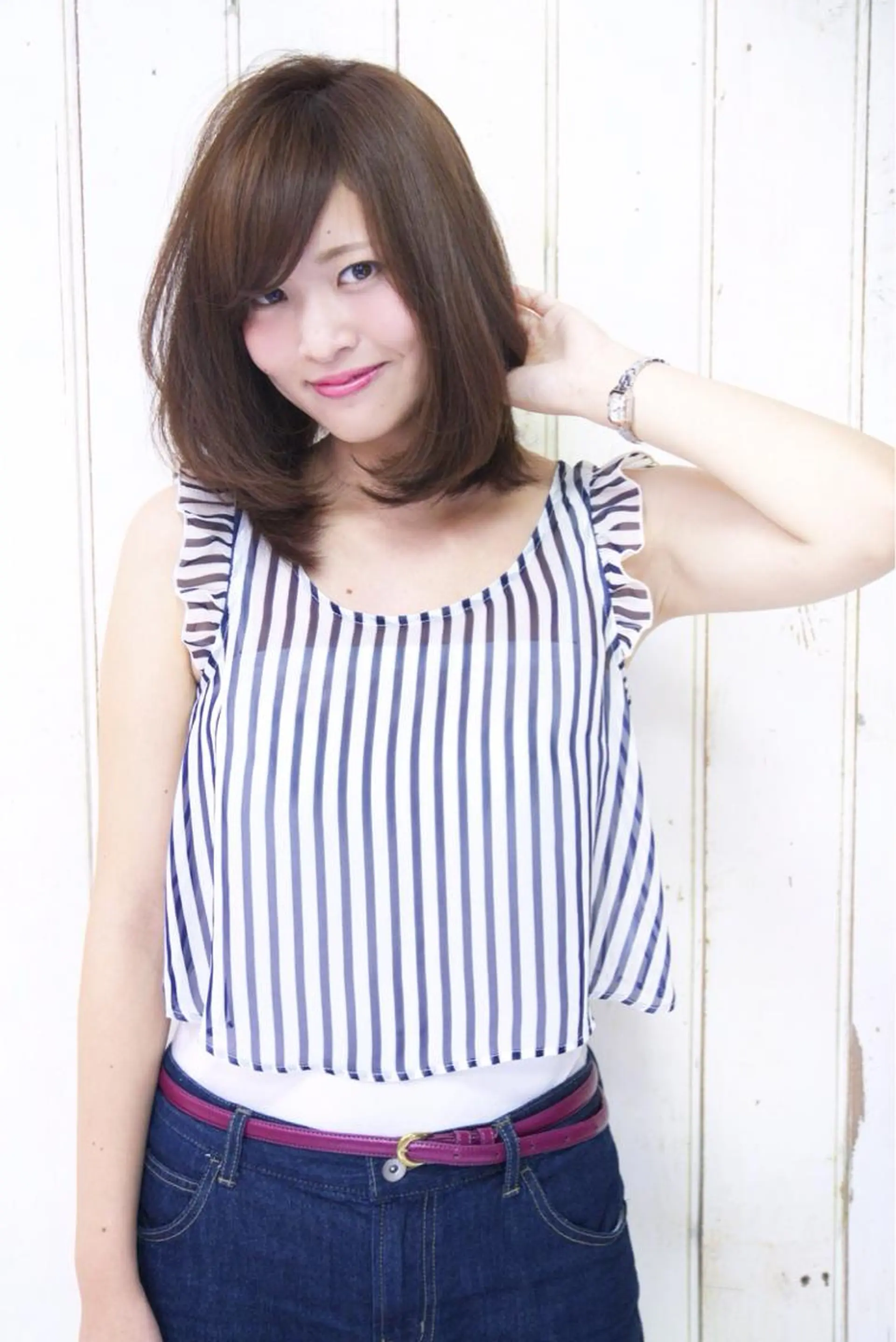 ミディアム セミロング TAKU　小顔カット 大人女性💇専門のヘアスタイル