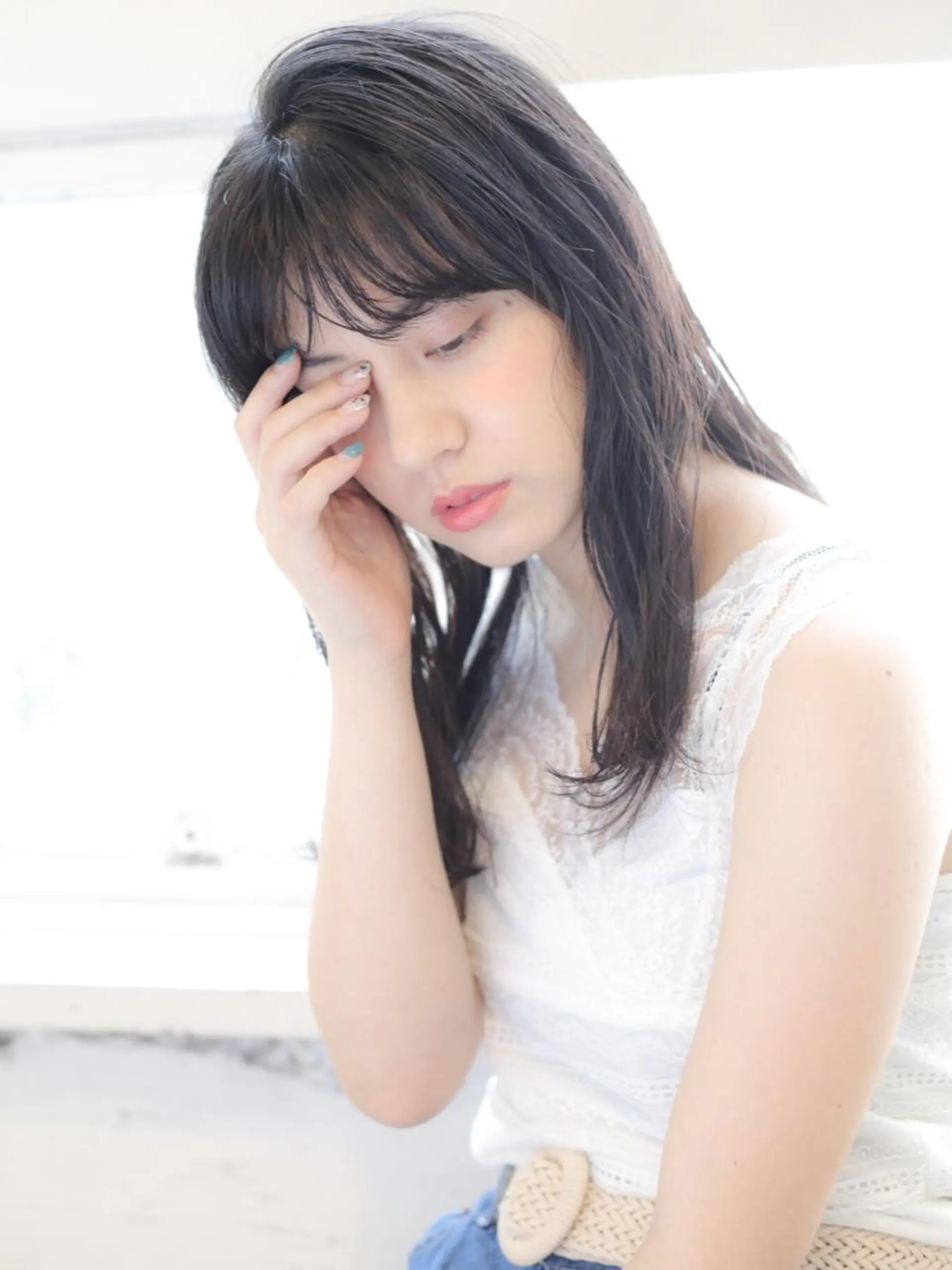 セミロング 石渡このみ 🍊レイヤーカットのヘアスタイル