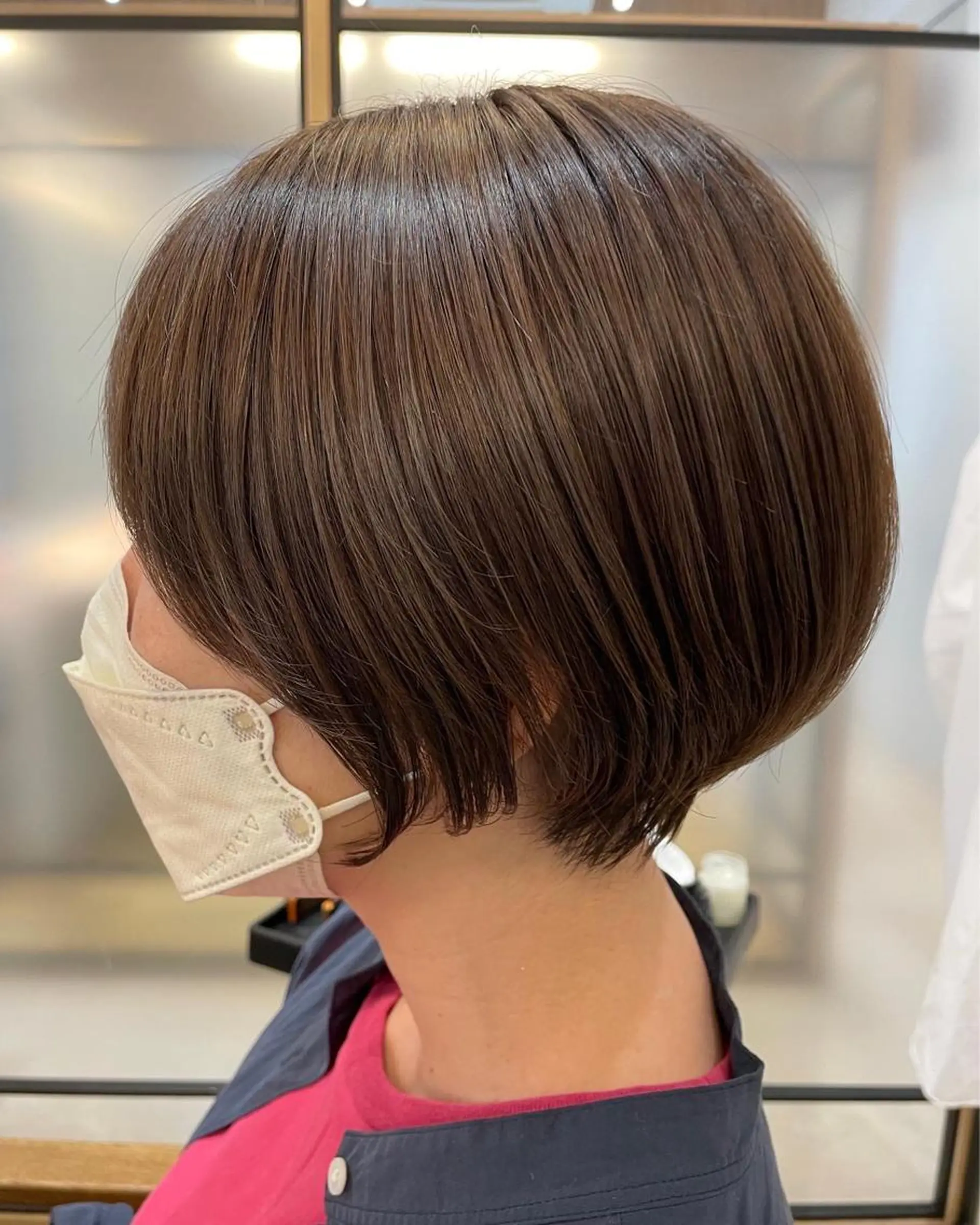 ショート ハイライト シノハラ ガクト ショート/白髪ぼかしのヘアスタイル