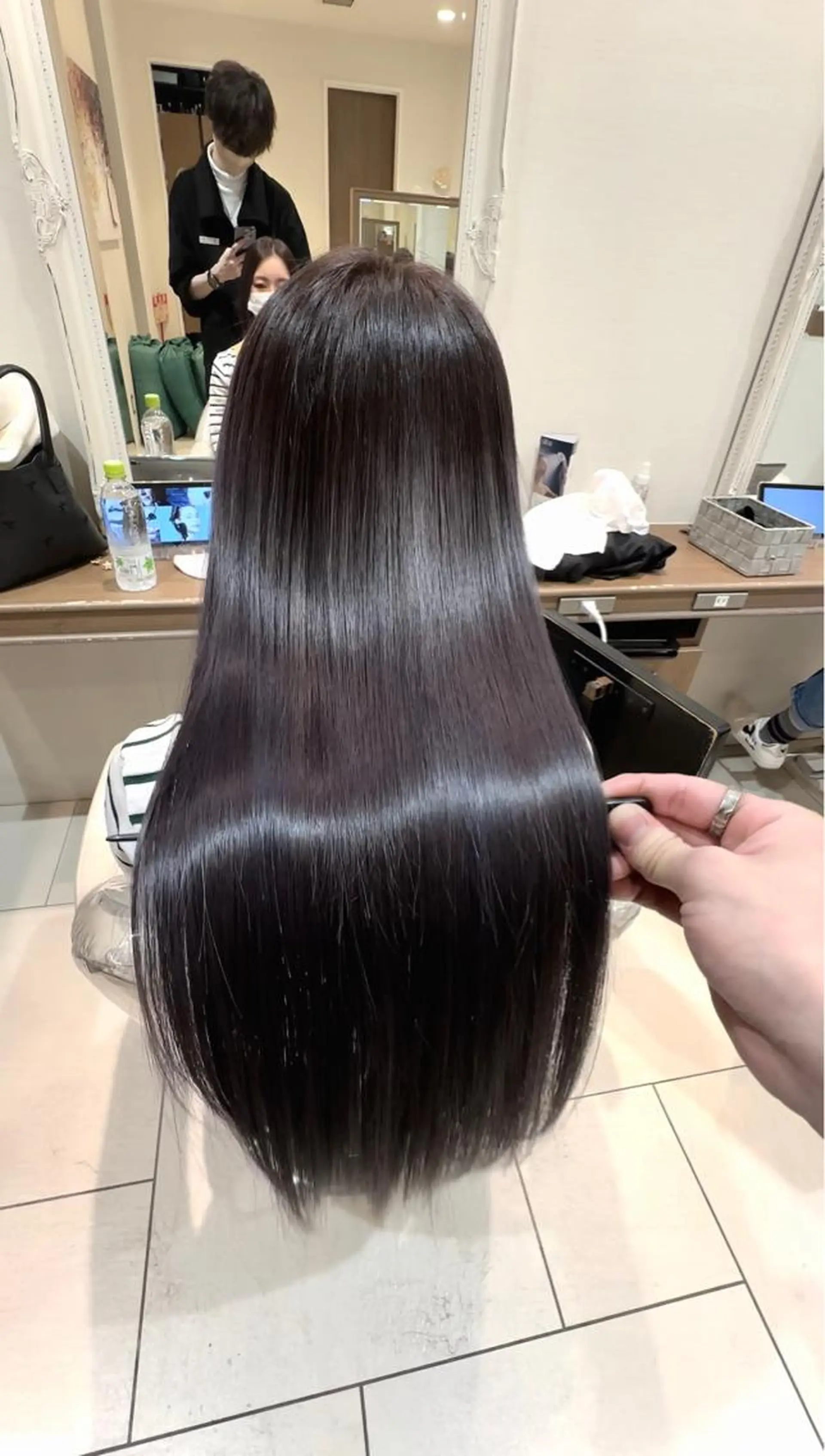 ロング カラー 横山 直輝のヘアスタイル