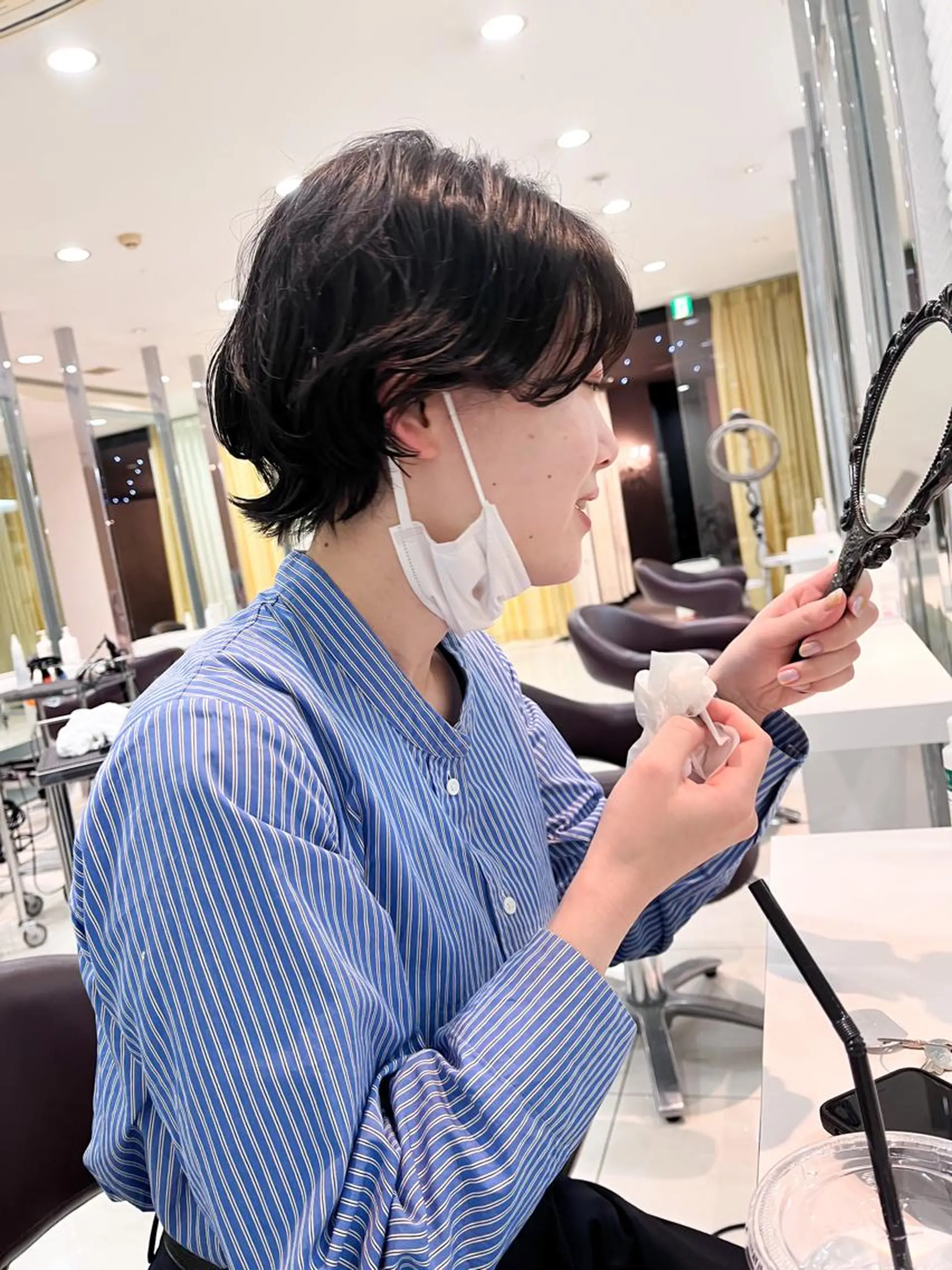 ショート パーマ ショートボブ ボブ ショートヘア ウルフカット ニュアンスパーマ 原宿パーマ/レイヤー /kazuのヘアスタイル