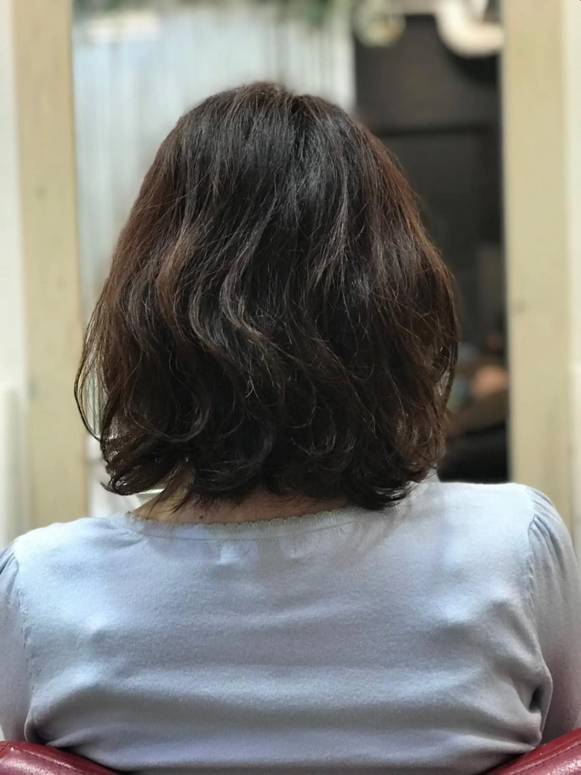 ミディアム パーマ 渋谷宮益坂 omoのヘアスタイル