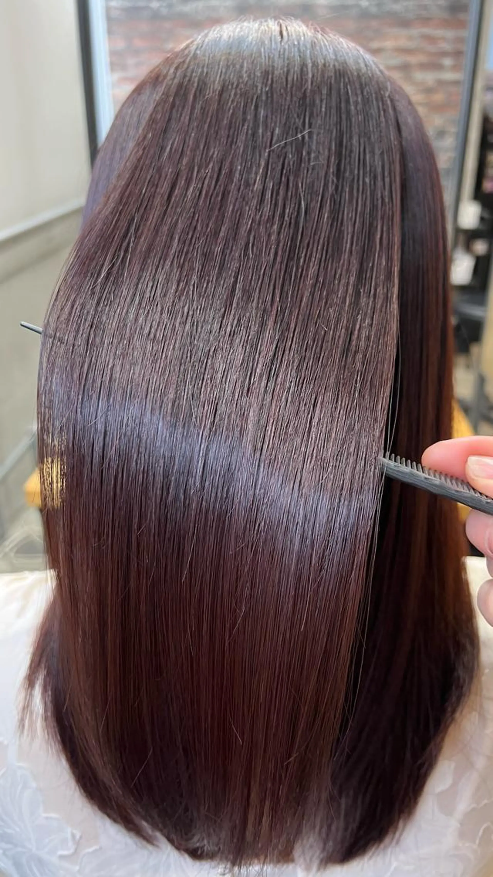 セミロング カラー トリートメント 当日予約OK⭕️ 佐藤太一のヘアスタイル