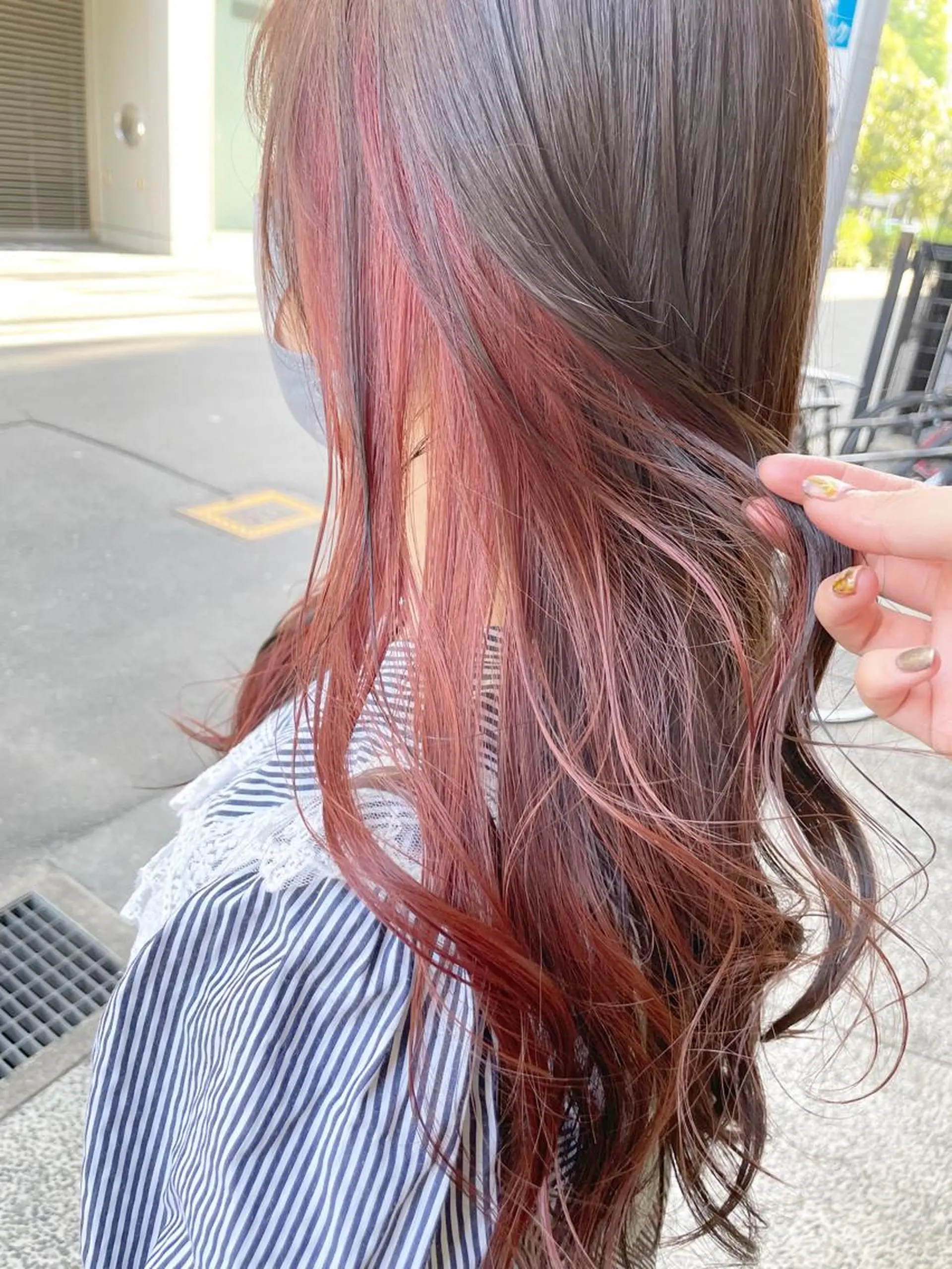 ロング カラー ベージュカラー ブリーチ ケアブリーチ インナーカラー ピンクカラー 透明感カラー 🫰🏻💗 高橋舞のその他イメージ