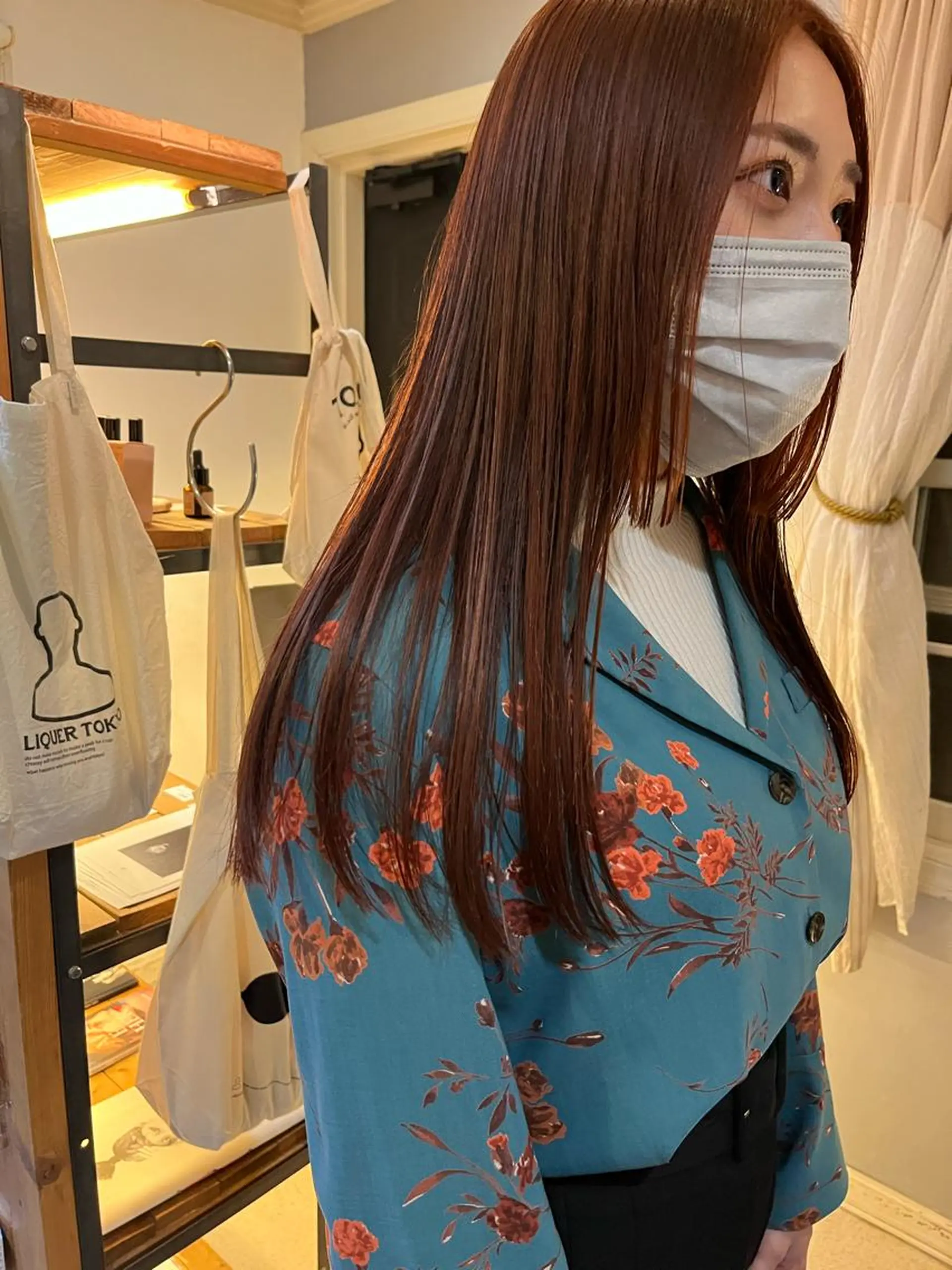 ロング カラー eri kinjoのヘアスタイル