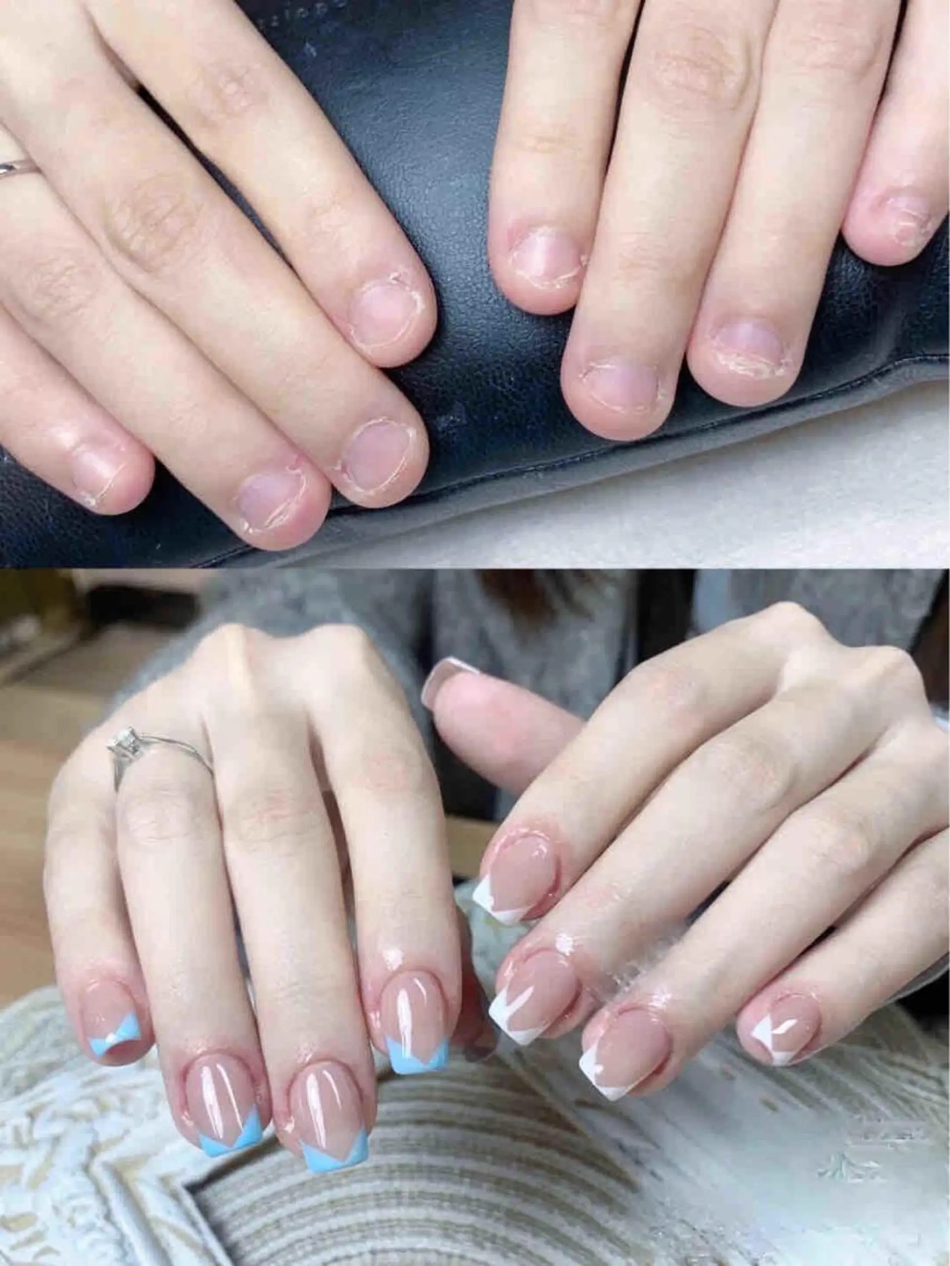 ネイル ハンドネイル MoonNail ユリ🌸のネイルデザイン