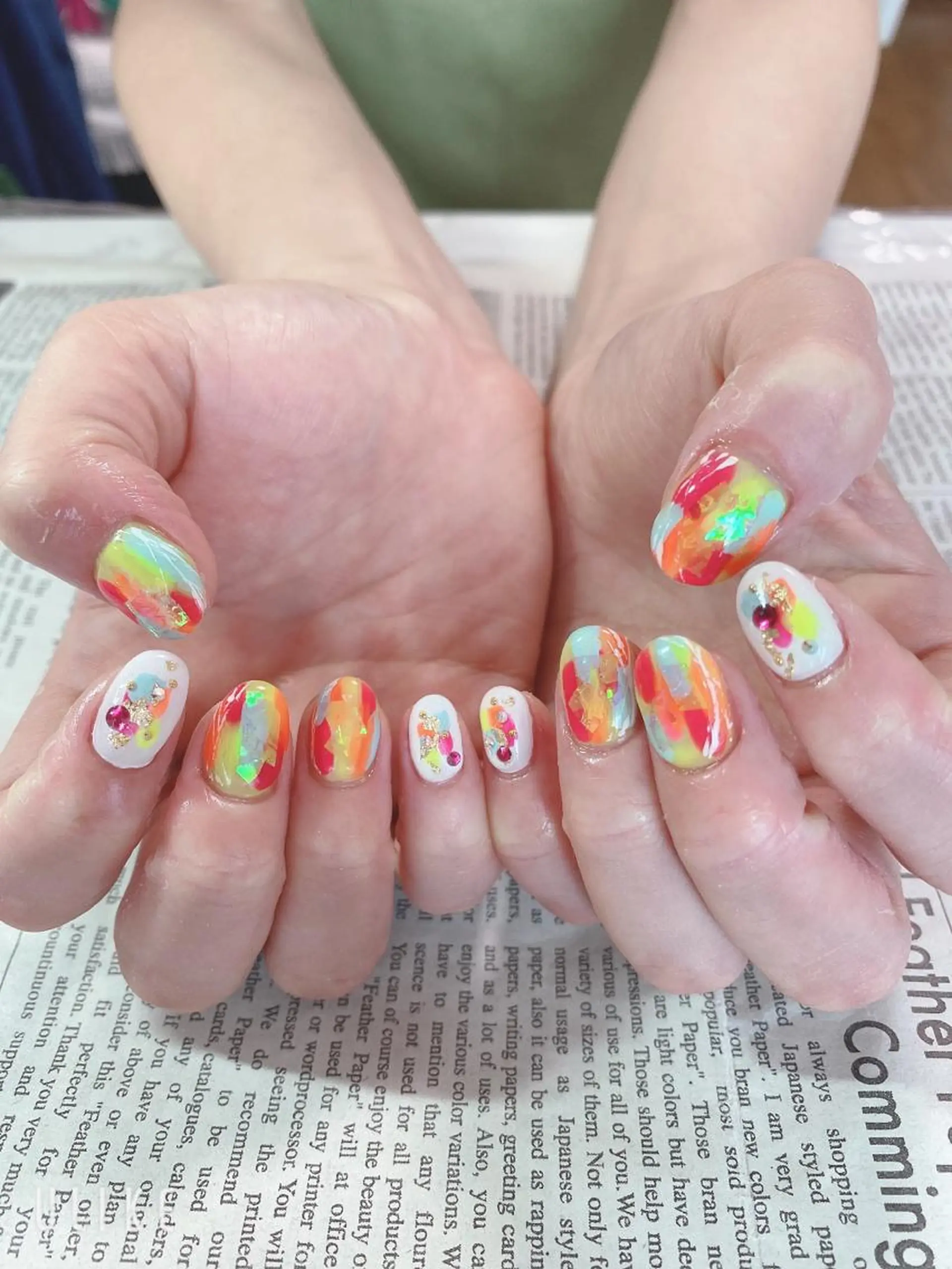 ネイル ハンドネイル ハンドケア 森山 舞のネイルデザイン