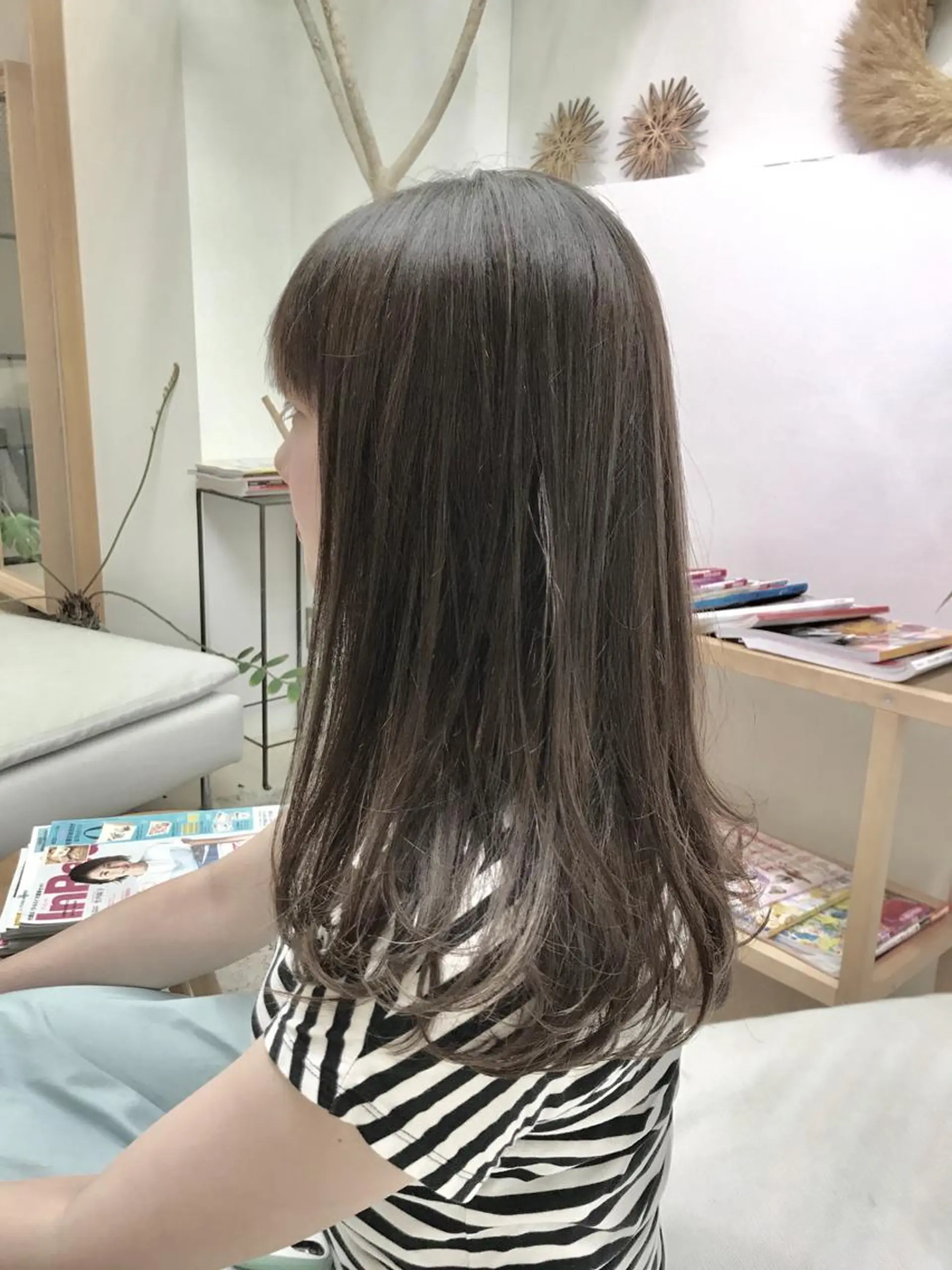 ロング カラー カット ヘアカラー トリートメント 平田 健一のヘアスタイル