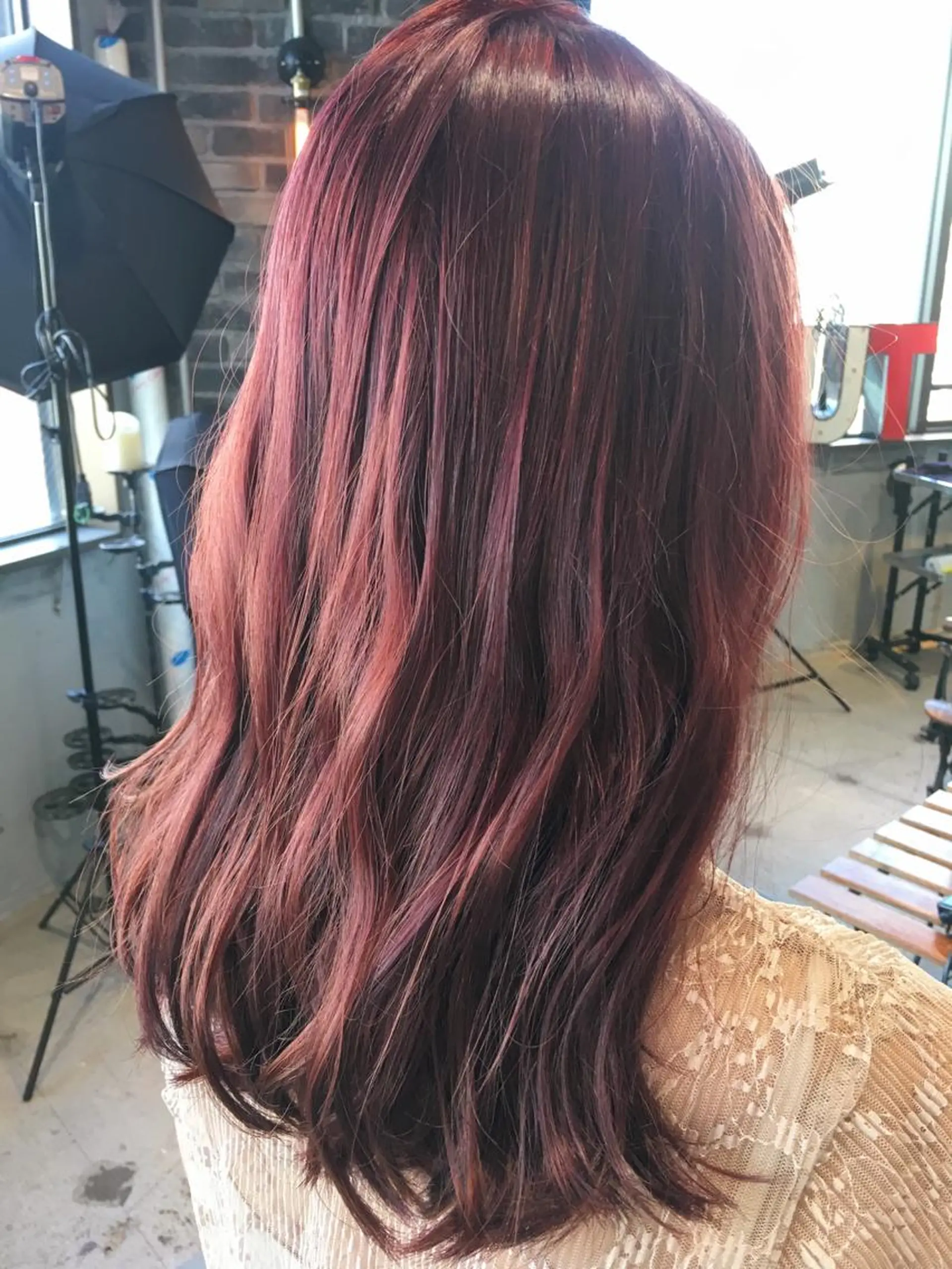 ロング カラー パーマ 代表 中島貴志のヘアスタイル