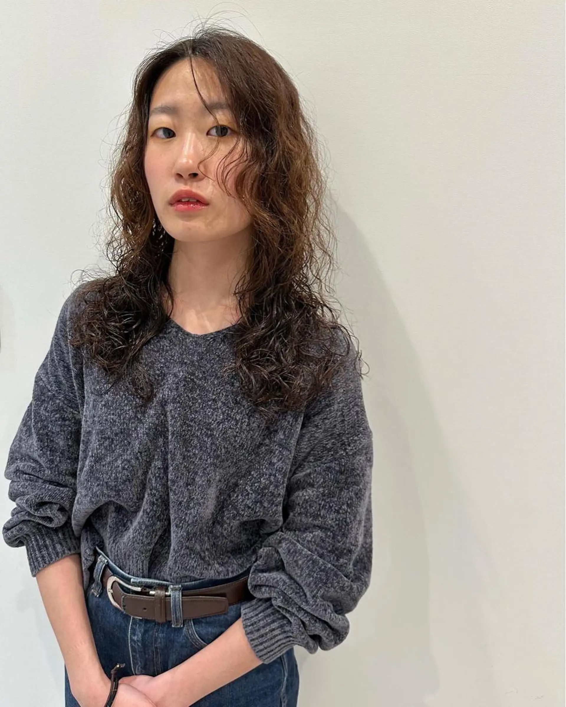 セミロング パーマ パーマ/ハイトーン スパイキー/神田正紀のヘアスタイル