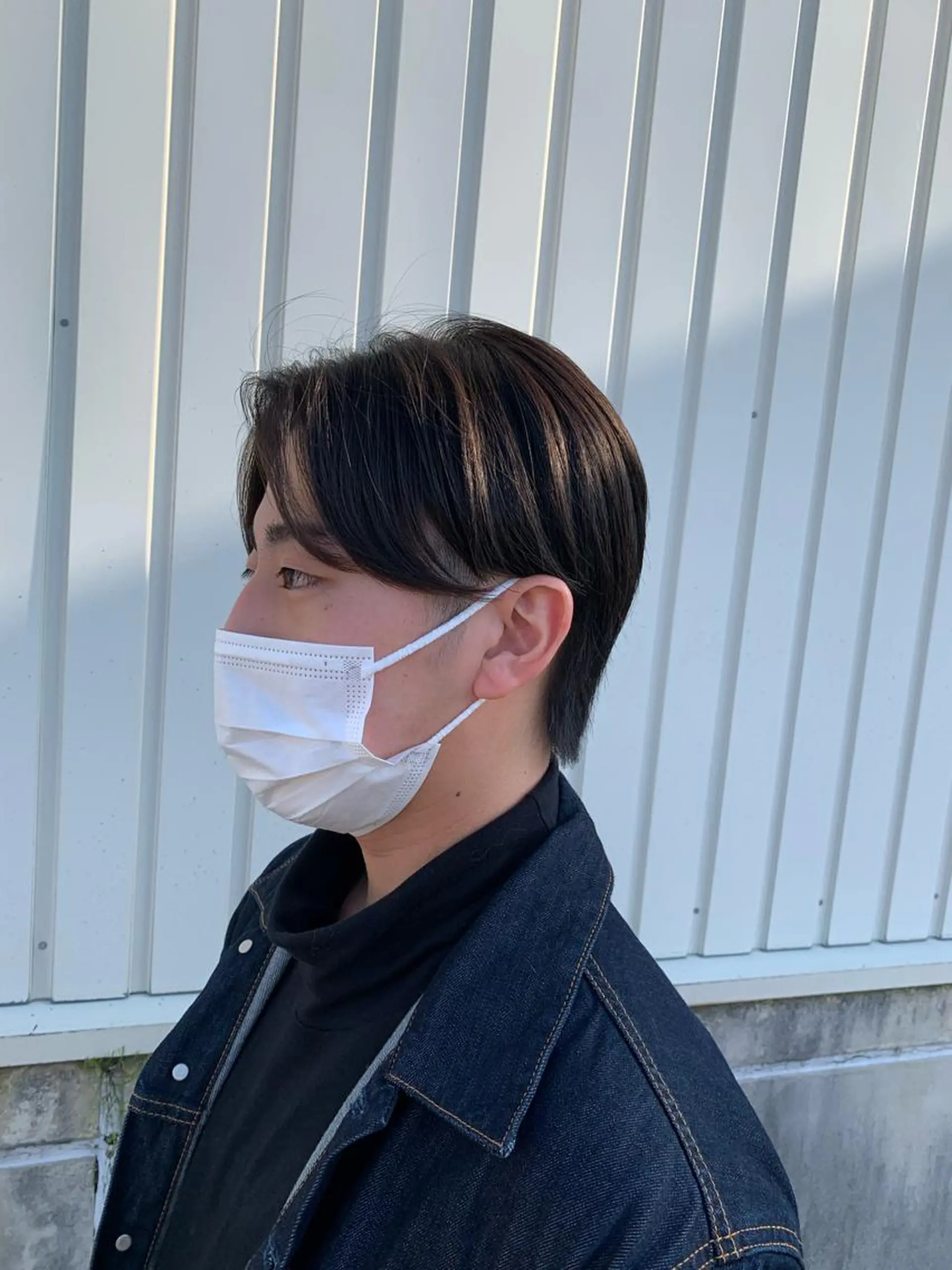 メンズ 刈り上げ 名竹聖治/透明感 カラー/縮毛矯正のヘアスタイル