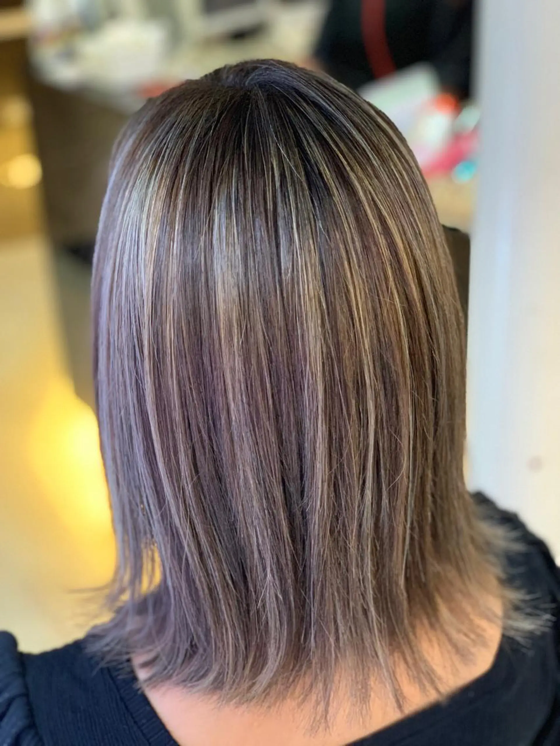 ショート カラー ハイライトカラー シルバー ホワイトシルバー ハイライト ヘアカラー トリートメント ✂️大門 巧✂️ LAFF心斎橋店のヘアスタイル